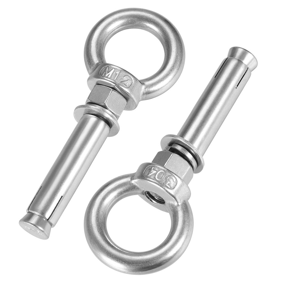 Stainless Steel Expansion Eyebolt - Silver M12 x 90-image-5343e058-95dc-4317-a8e2-138cae45a6a8-114494