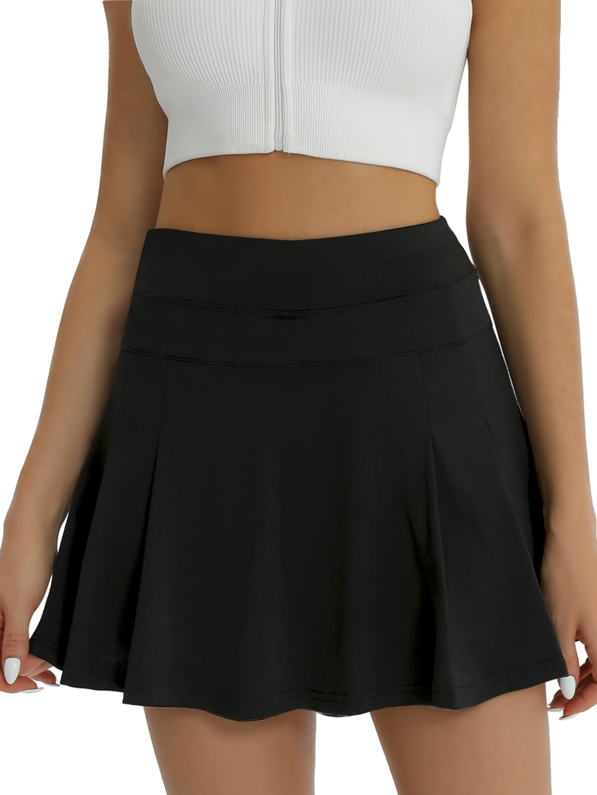 Women's Tennis Skort with Shorts - Black 10-12-image-d783561c-41eb-488f-9025-91d67bb89d2c-108530