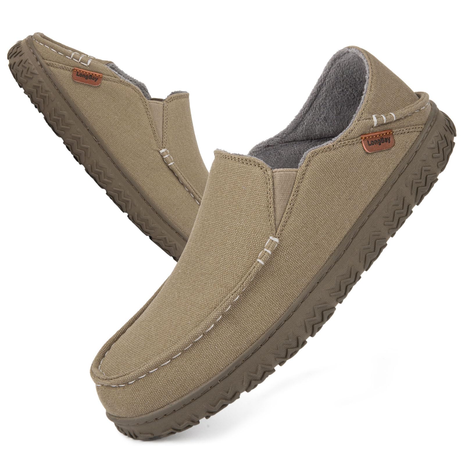 LongBay Men's Microsuede Moccasin Slippers with Plush Fleece Memory 10-image-fb5b7142-1e4d-4016-96b5-e68ed59660ce-51324