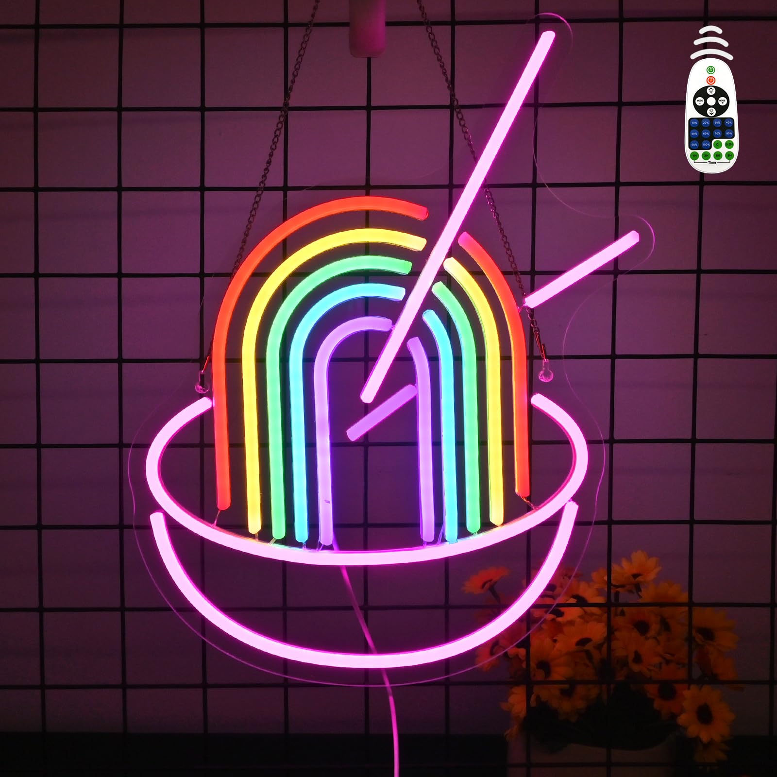 Rainbow Ramen Neon Wall Light - Rainbow VYXIN-1-image-bc0c7882-bfaa-4517-a88d-bbe5669bb9bd-114323