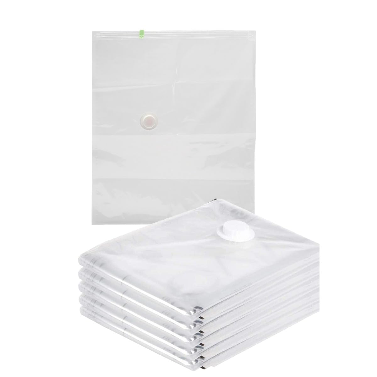 Pack of Vacuum Bags for Clothes, Transparent Vacuum Bags 6 80 x 120 cm-image-73383832-426c-4082-8a77-d63c512c83da-56397