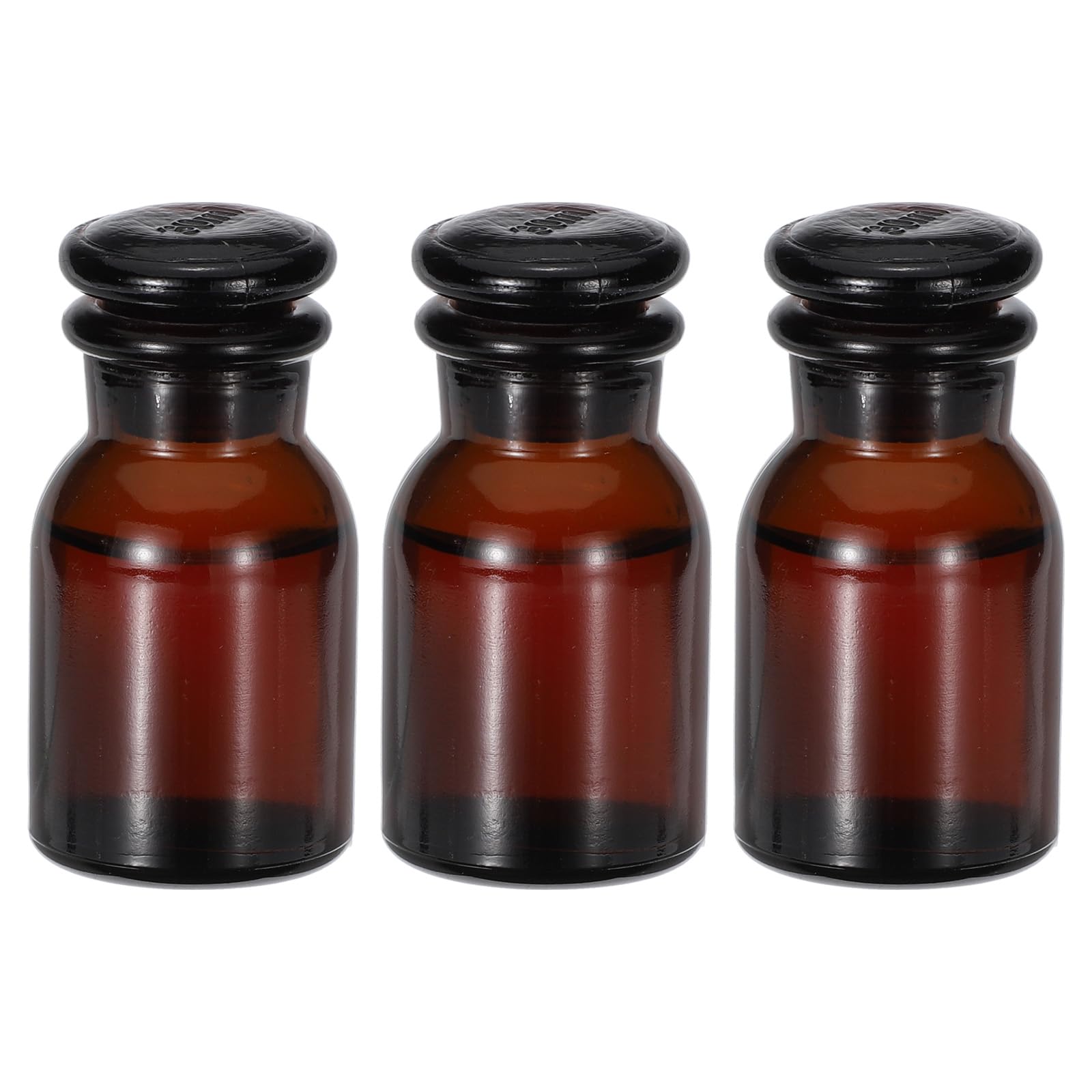 Glass Reagent Bottles Set of 3 - Amber 1000ml-image-2806eab5-0ce2-4111-9778-201ab0565148-109763