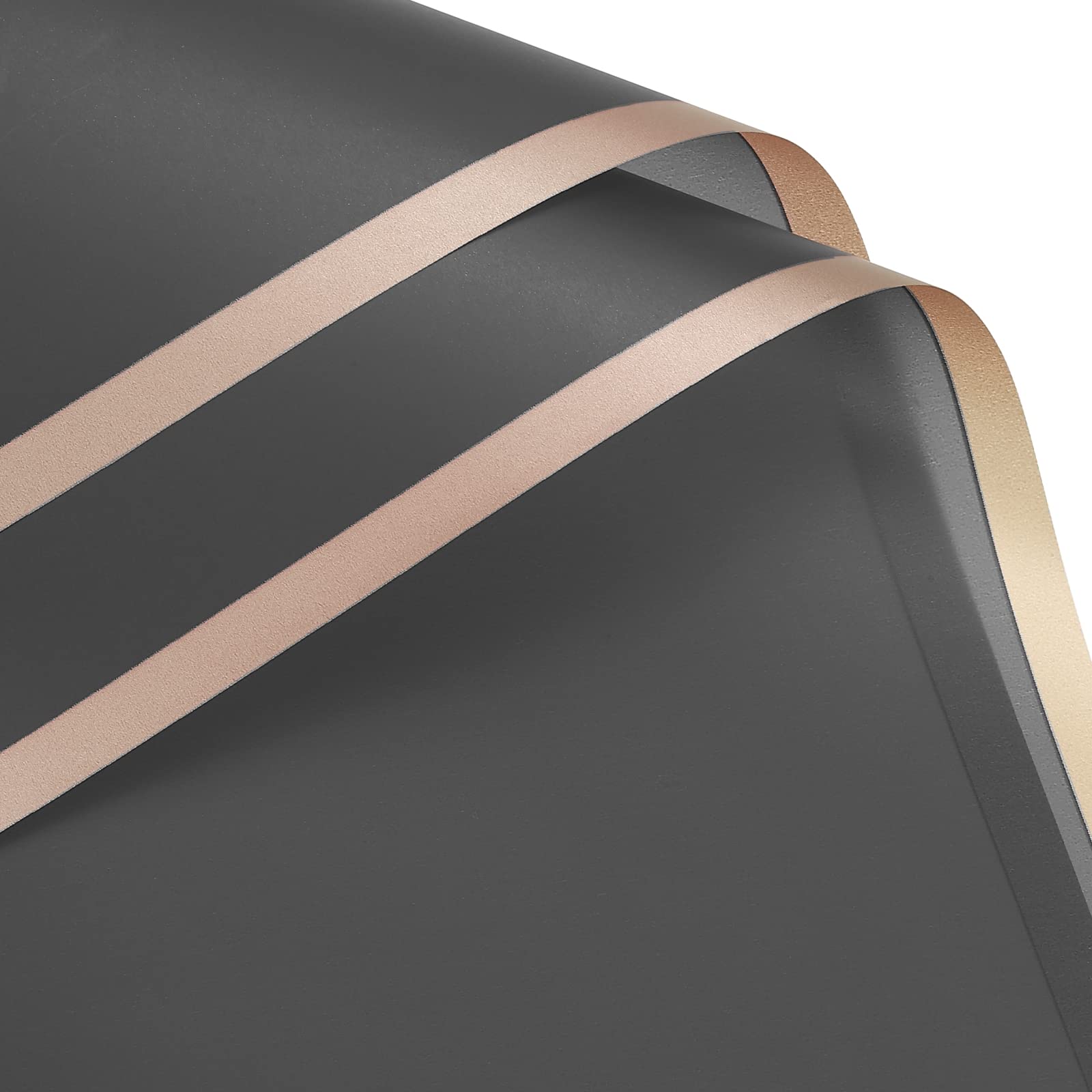 sourcing map Pcs Edge Flower Wrapping 20 Gold Black 22.8x22.8 Box-image-166e3796-1c76-4276-b988-b249c4dbe8cb-63097