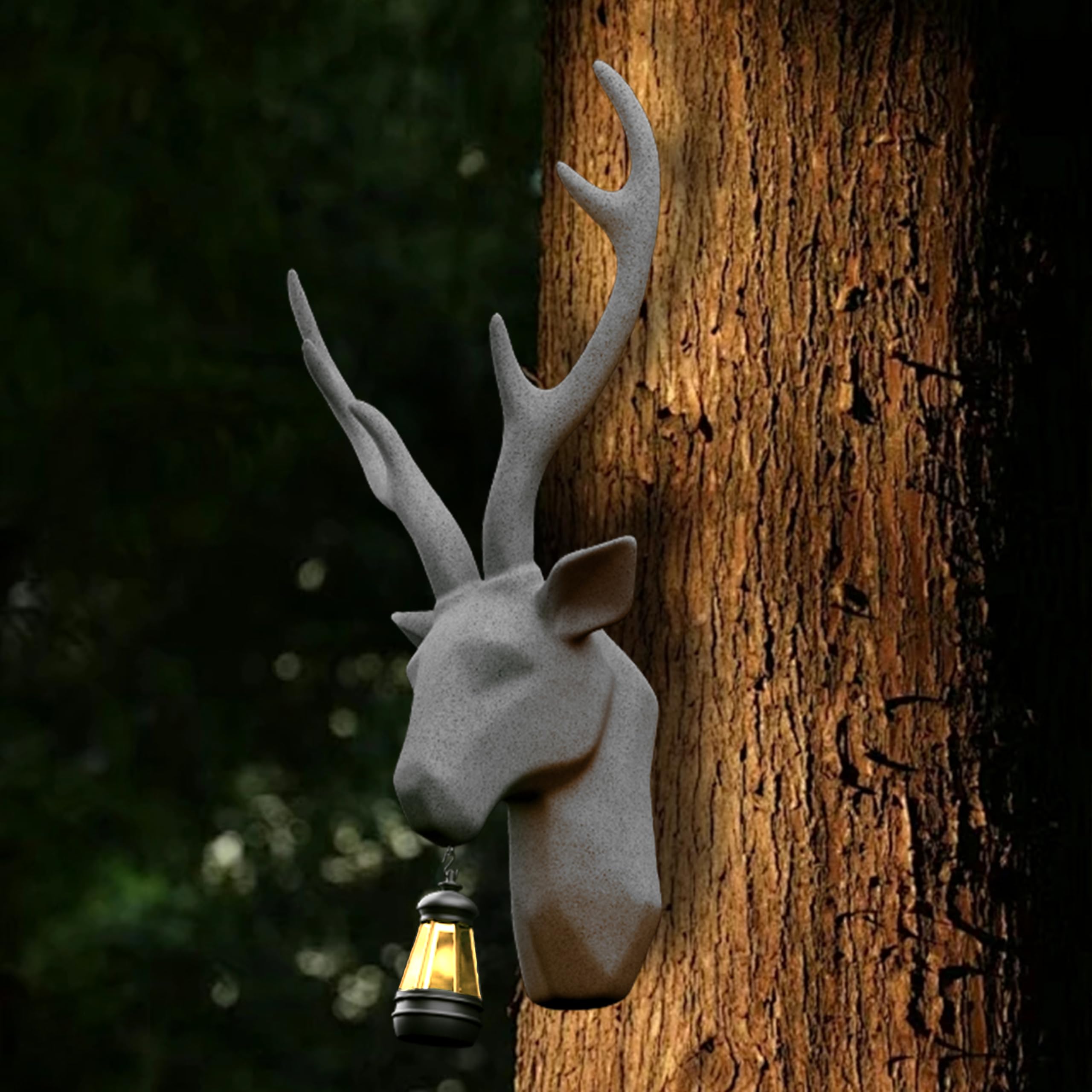 3D Deer Head Wall Ornament - Yellow D-Grey-image-d7d9b220-66b5-4682-b995-2893be7cc579-105691