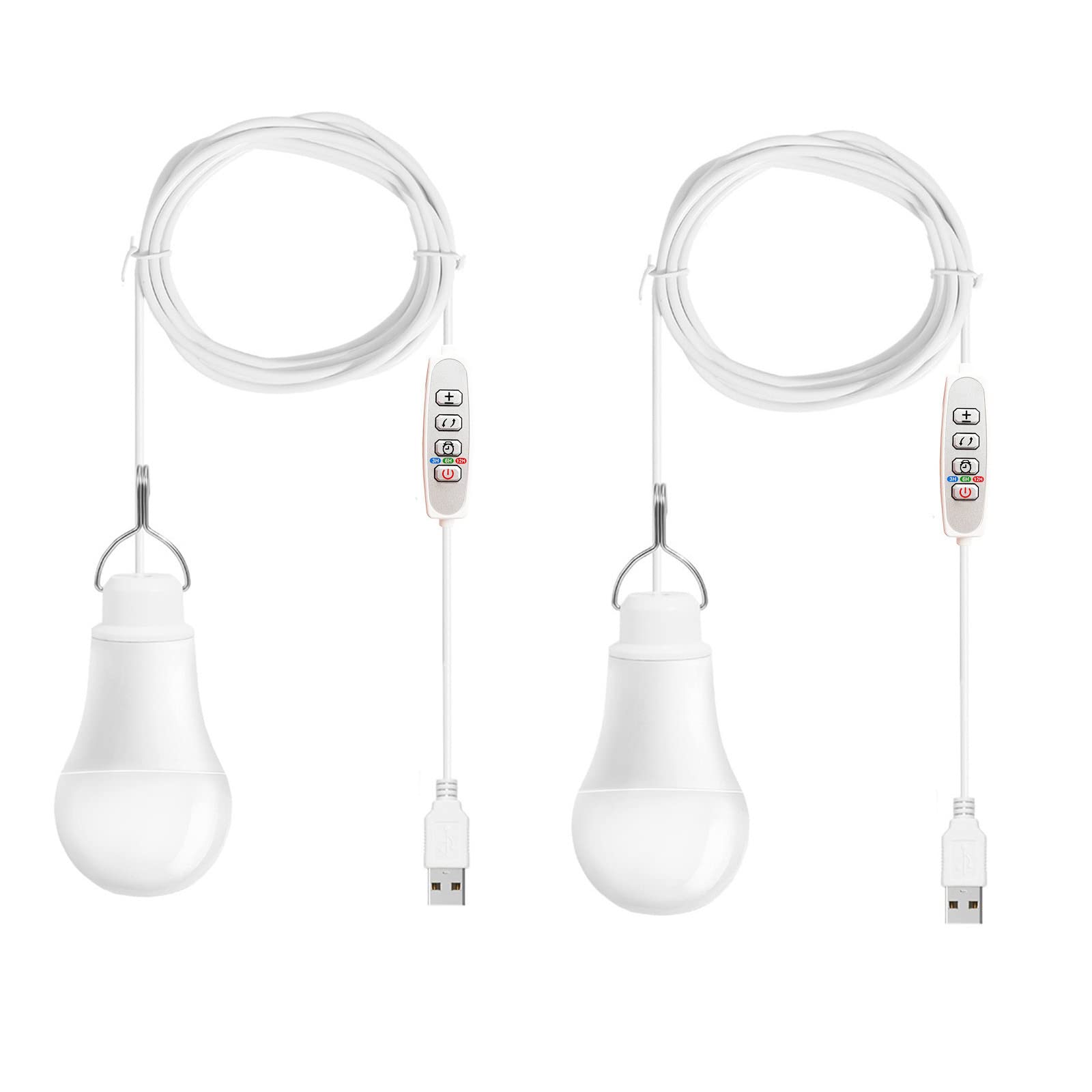 USB LED Light Bulbs 3 Modes - White 3 Colour-image-2c2e5531-025a-44a1-9e6e-1380f987db09-110124