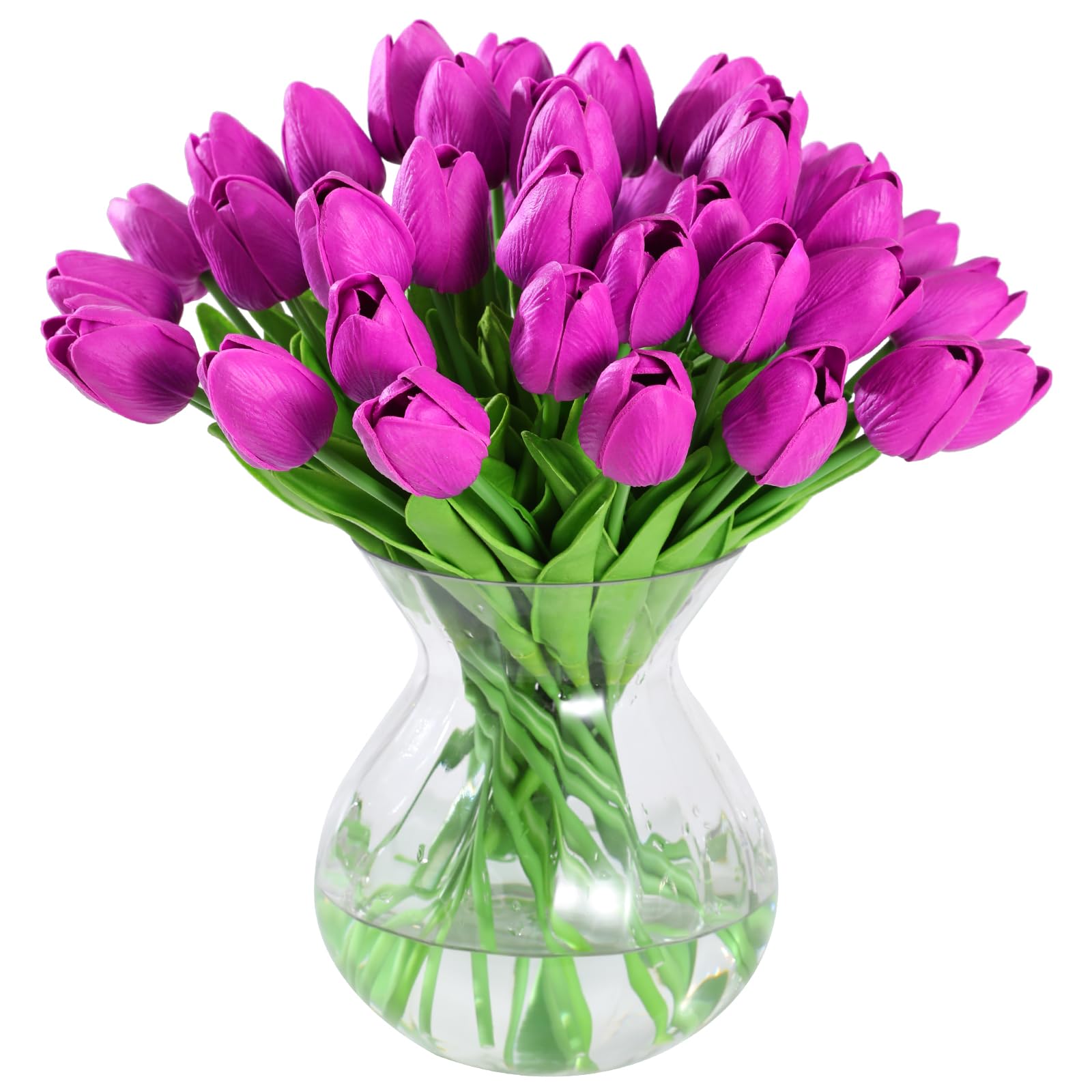 Artificial Tulip Bouquet 40pcs - Purple-image-d29fadb2-e86b-47a6-8c3e-4fe3e809aa19-92989