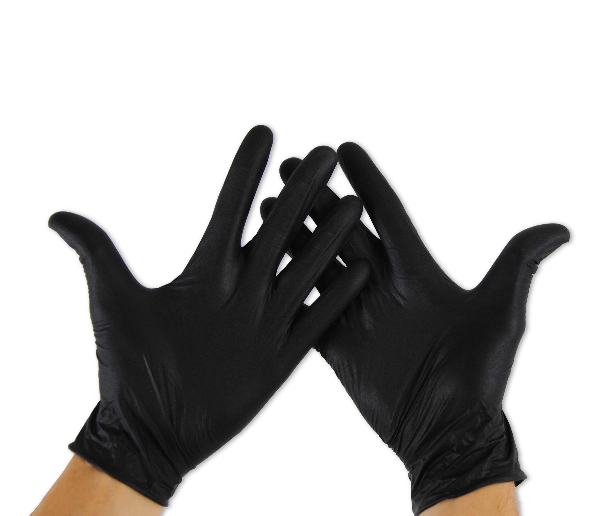 Nitrile Disposable Gloves - Black Small