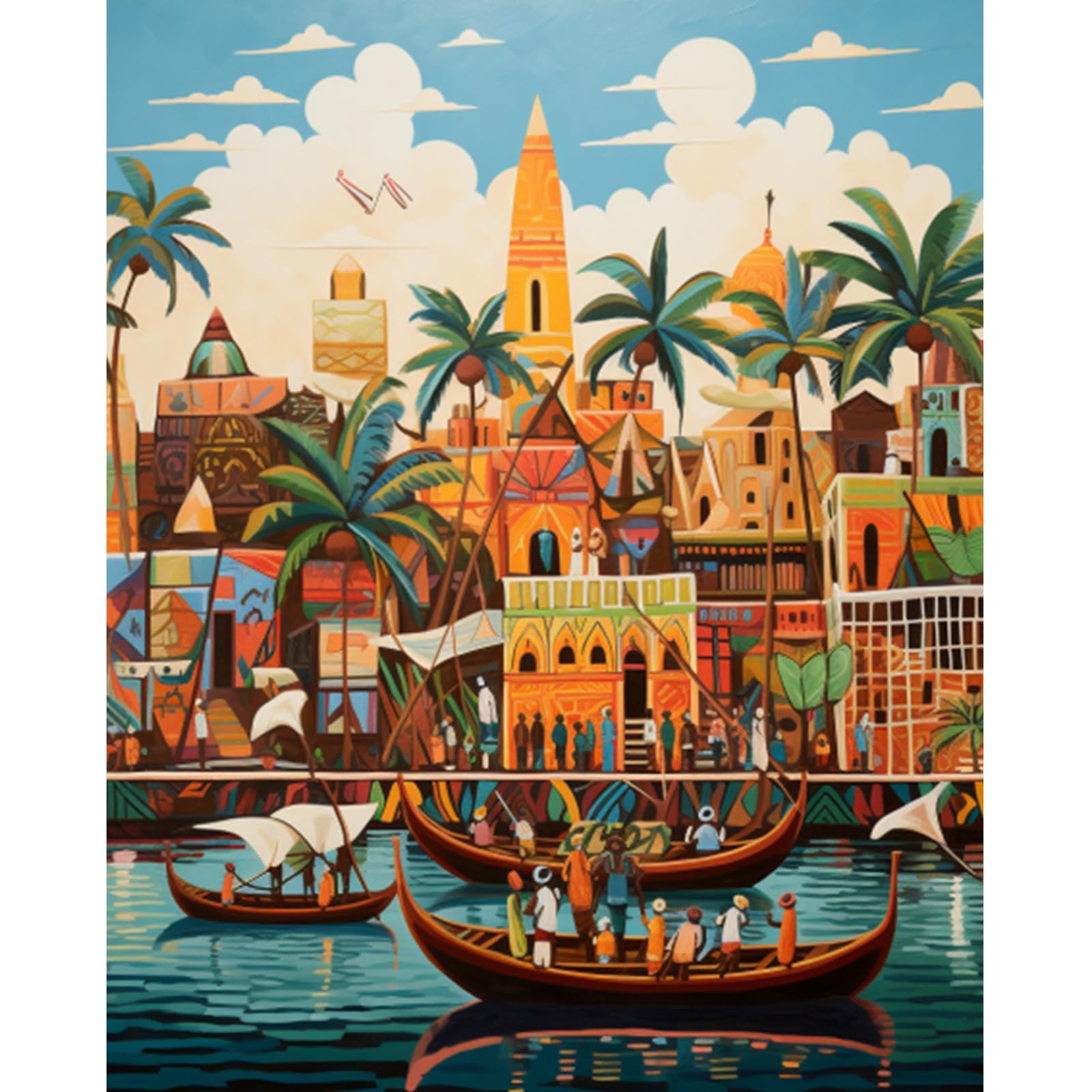 Seaside Scenery Paint by Numbers Kit for Adults - DIY Oil Painting on Canvas, Perfect Home Decor 16x20in-image-bfff59a1-0ef4-4f6b-9ea3-b022ab083b5f-65832