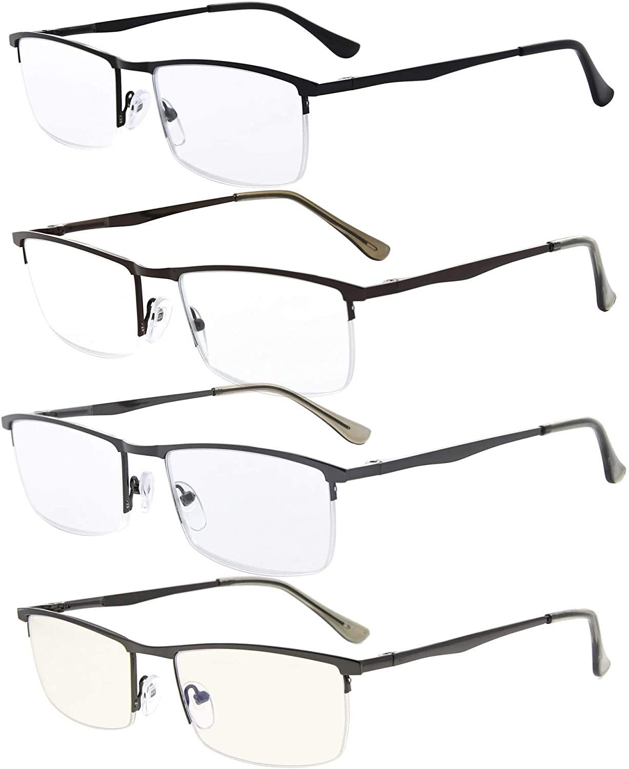 Half-Rim Reading Glasses 4-Pack - R1614-4mix +3.5-image-149c9732-7ff3-48fa-bb3f-7d430b2125b1-107525
