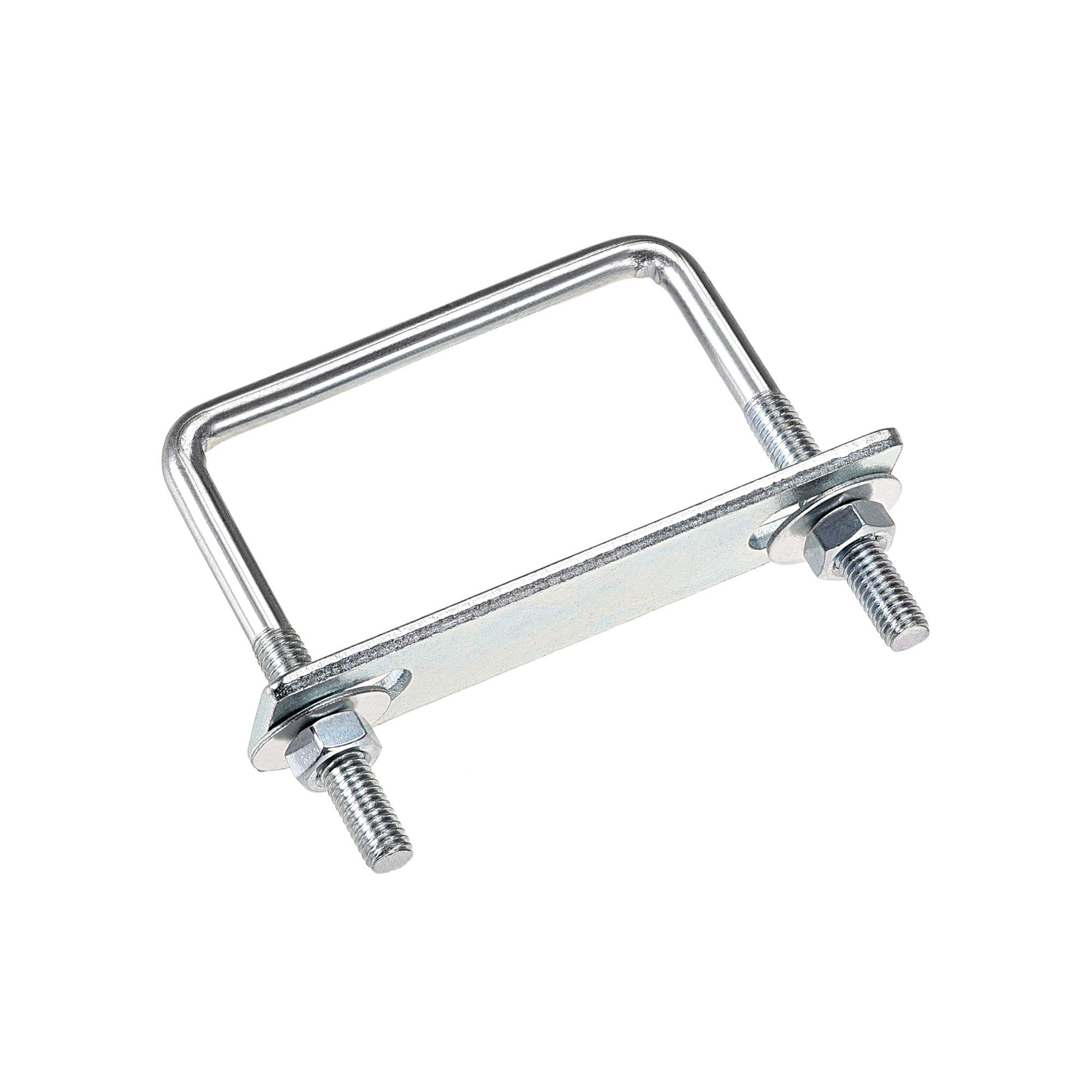 Durable Carbon Steel Square U-Bolts M6 with Nuts, Plates & Washers, 60mm Width, Set of 4 for DIY & Industrial Use-image-faa7e296-aff4-423f-b97b-5fcbe35e198a-69511