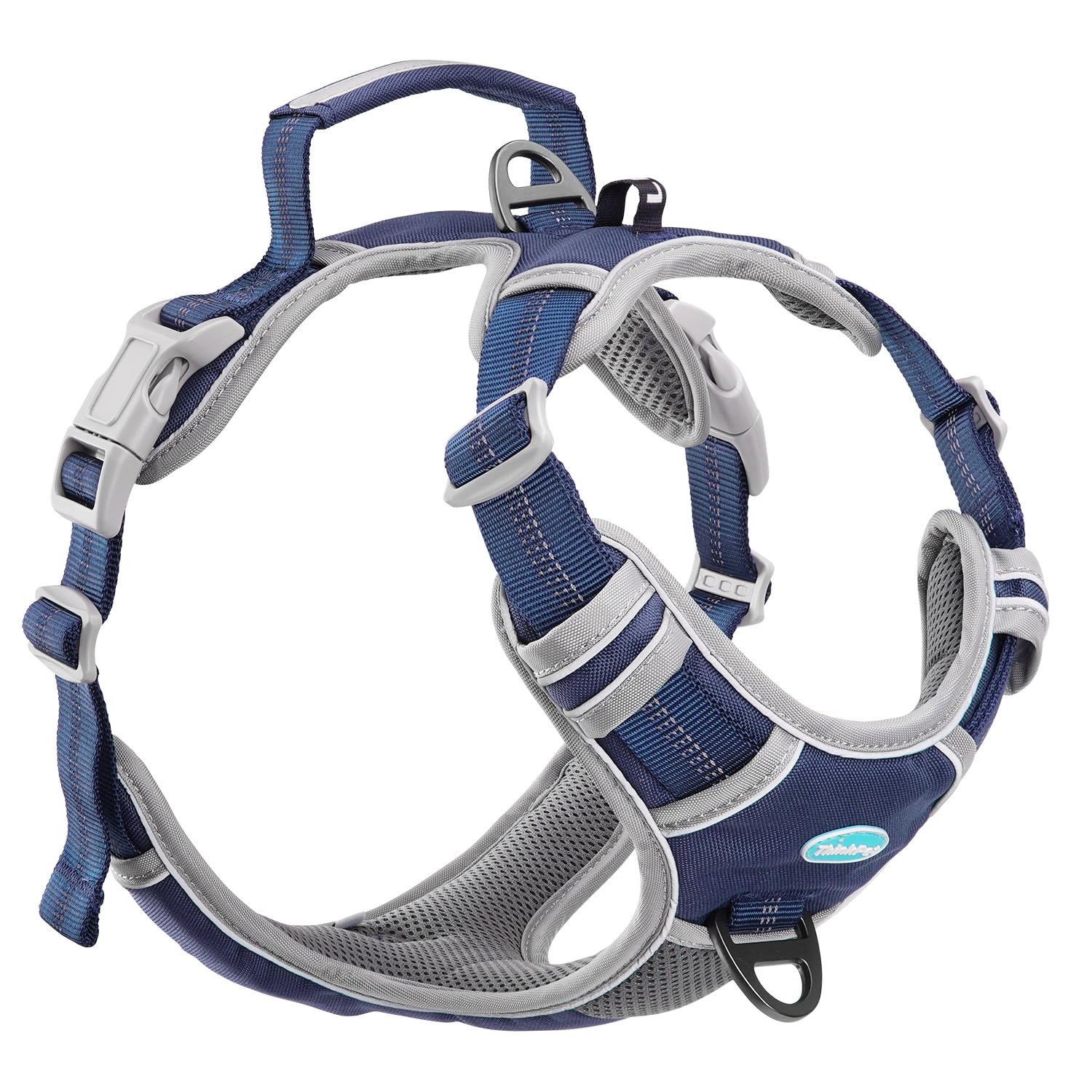 No Pull Dog Harness Reflective - Camouflage Blue L-image-c12a1f17-d275-4a7c-8800-8c5c34e445e4-106909