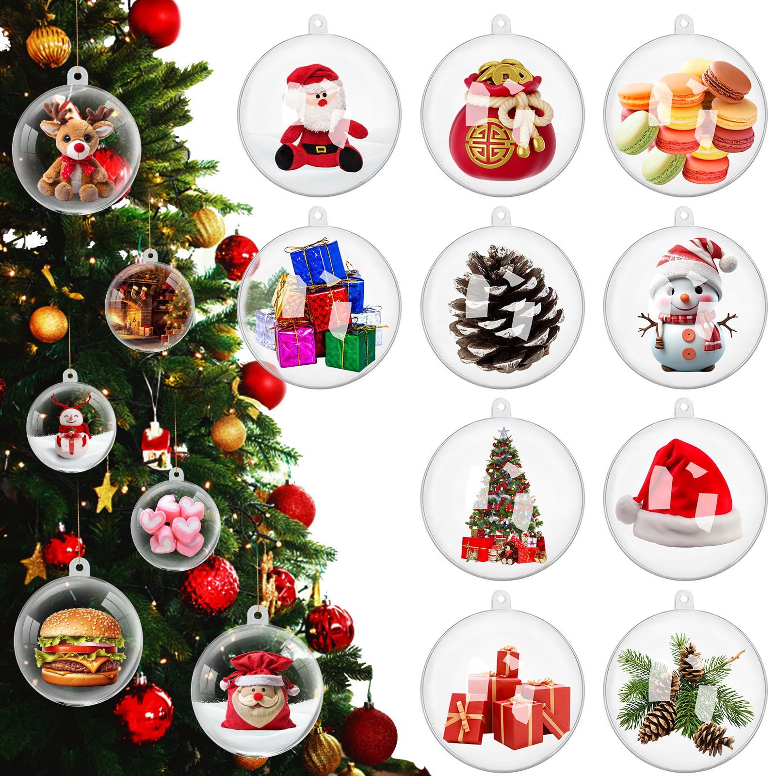 YONTINY 20pcs 10cm Fillable Clear Christmas Baubles-image-7e097bbd-be65-43a8-96d5-644d05dfb526-32874