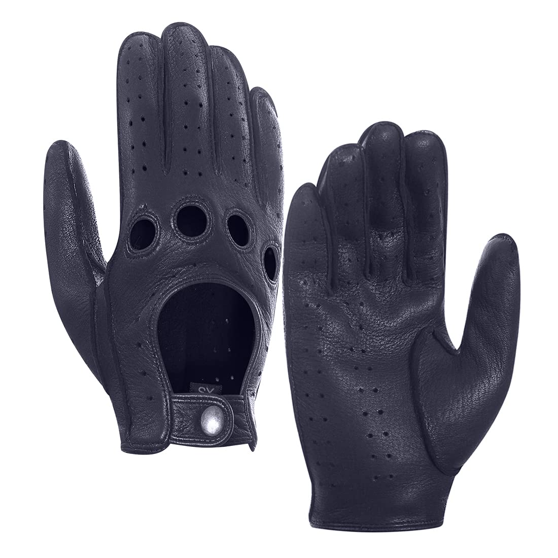 Men's Leather Driving Gloves - Navy M-image-a255d47f-fcfc-440e-86d2-952c4f00b41f-116825