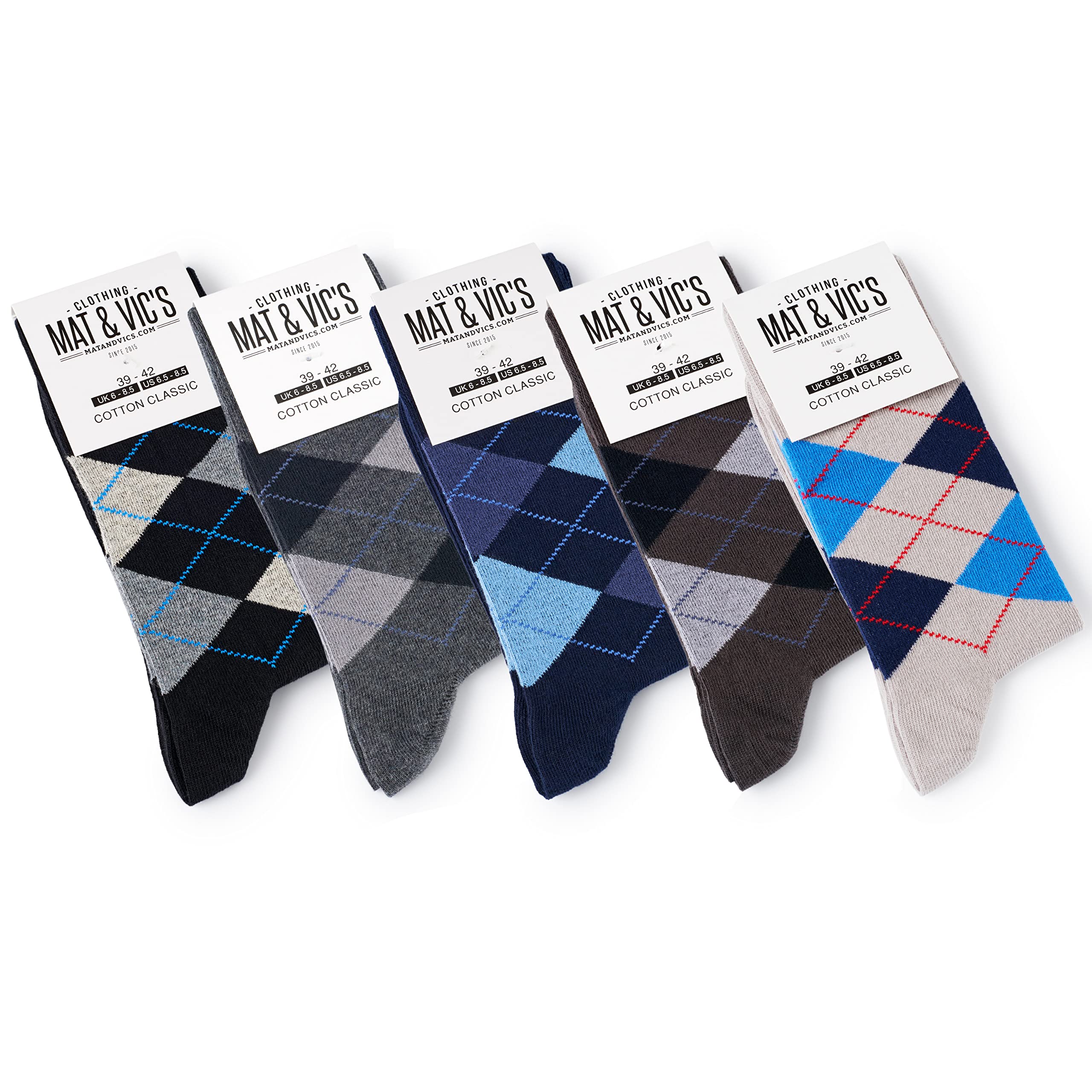 Men's Cotton Socks 5 Pairs - Jeans Mix 1 UK 4-6-image-55e4f6d6-bb50-4ebf-b74d-c7d907a72870-117652