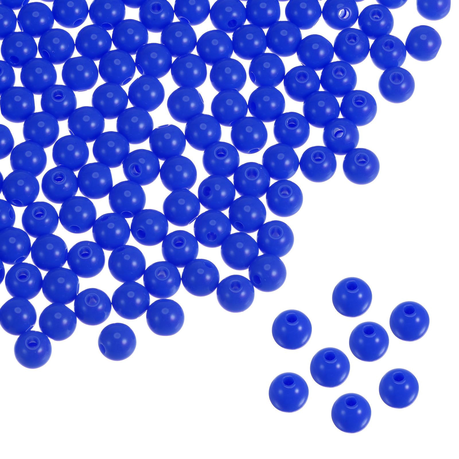 Acrylic Round Beads 6mm for DIY Jewellery - Dark Blue-image-d4c478e7-bd69-4601-bf82-1bd52e578157-110872