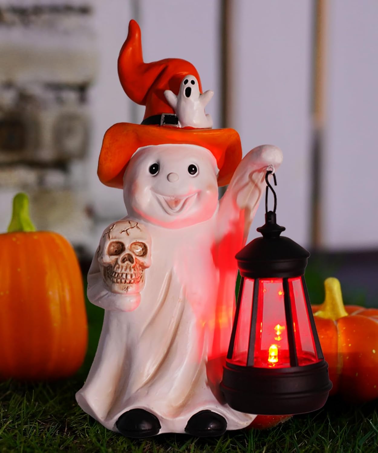 Solar Ghost Statue with Lantern - Ghost With Skull One Size-image-9f231a0b-a99c-4605-ac97-efe591b67e95-120919