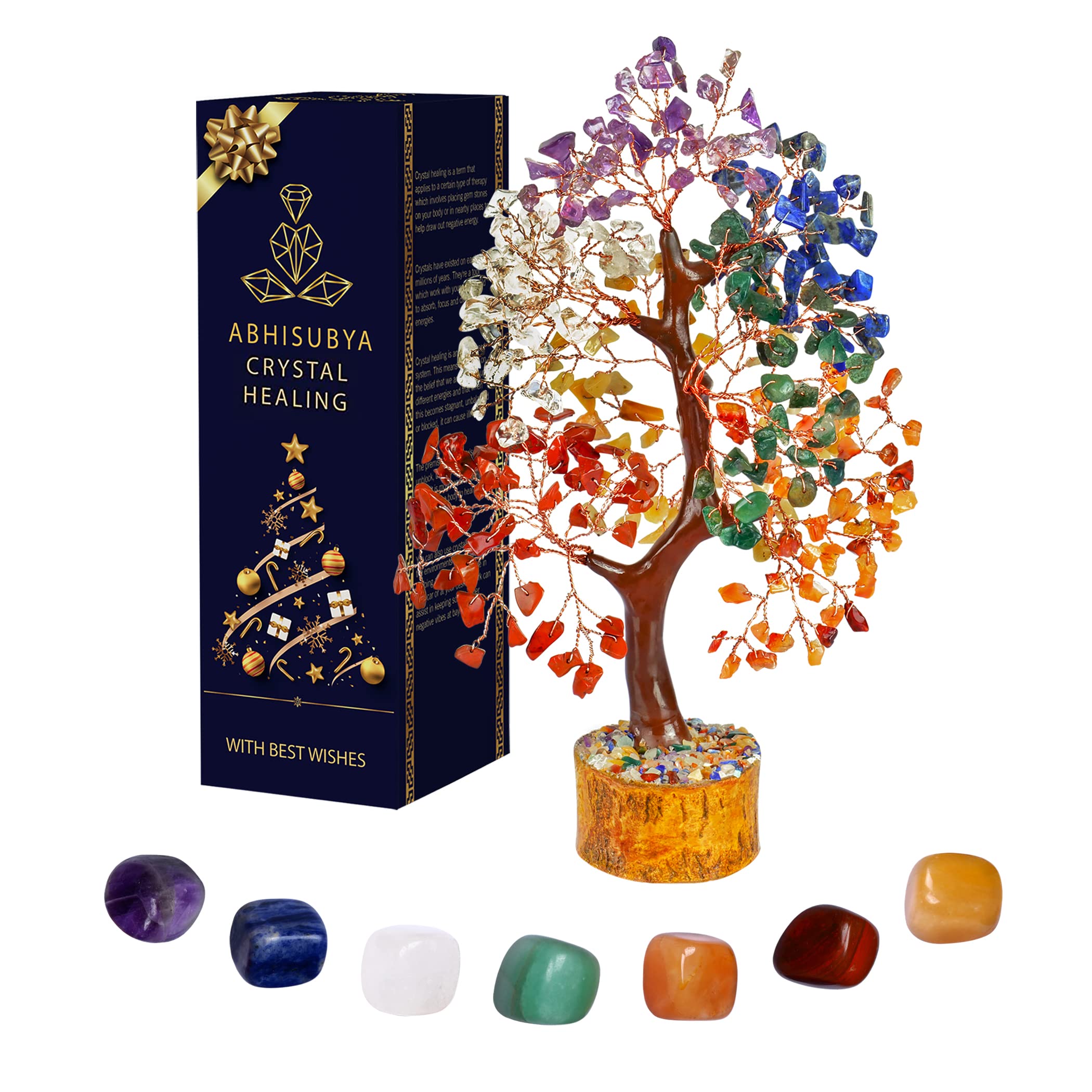 Crystal Tree Seven Chakra Gem Decor - Red Yellow-image-1bd20728-26f7-46ac-a23d-1079d39e533a-121999