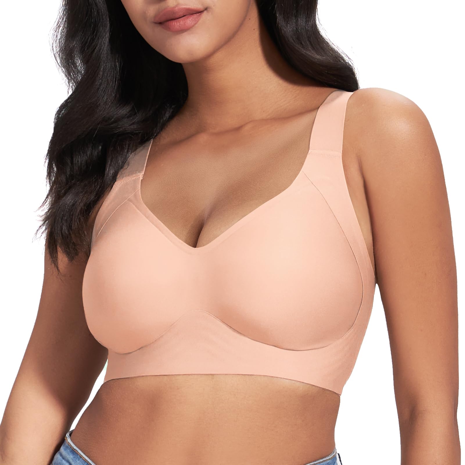 Women's Wireless Bra Seamless Comfort - Beige M-image-6bd94d8e-d20b-4aec-8150-a3e343f18c63-106562