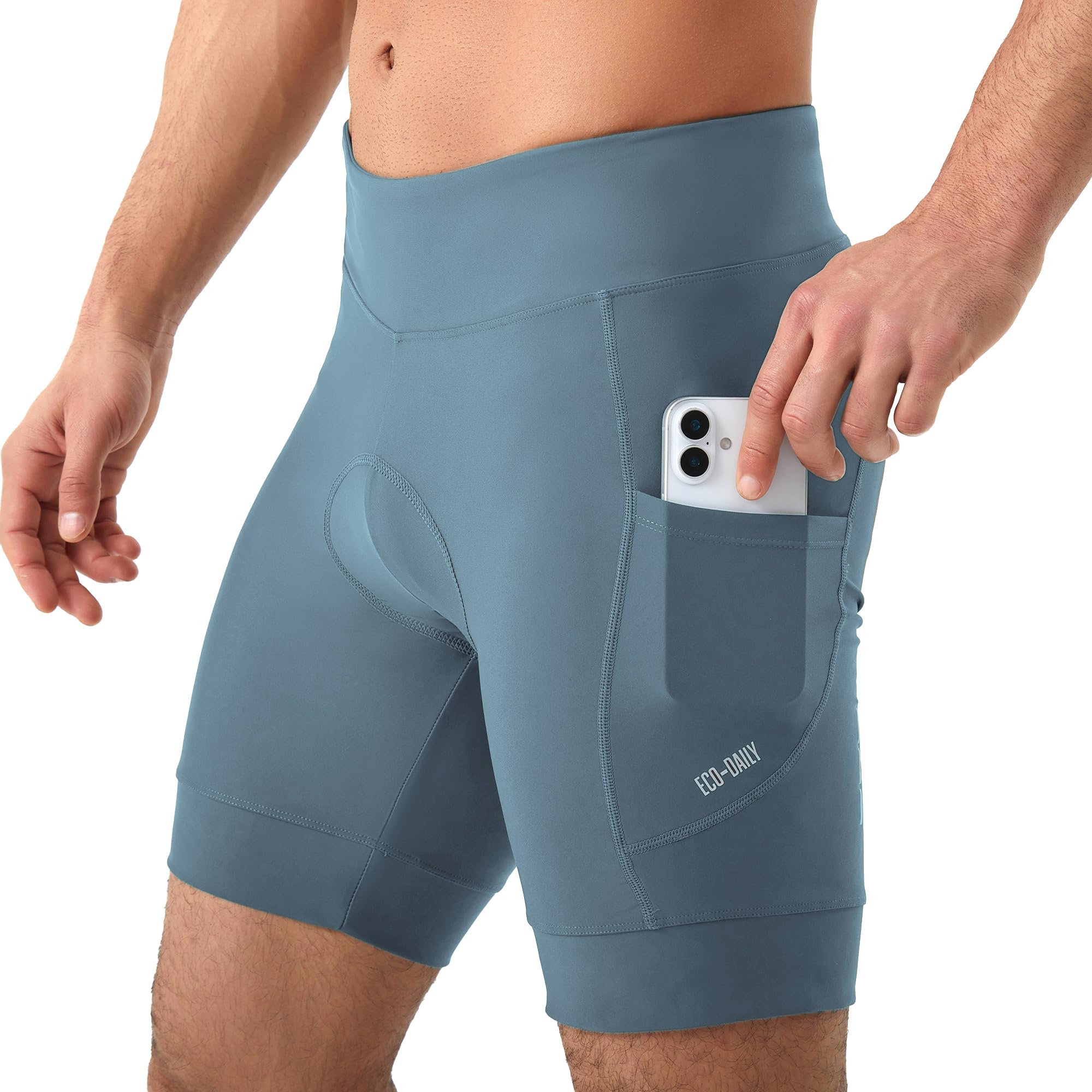 Men's Cycling Shorts 4D Padded with Pockets - Blue L-image-3abdb0e0-526f-4626-a311-1d53f9aa019c-92860