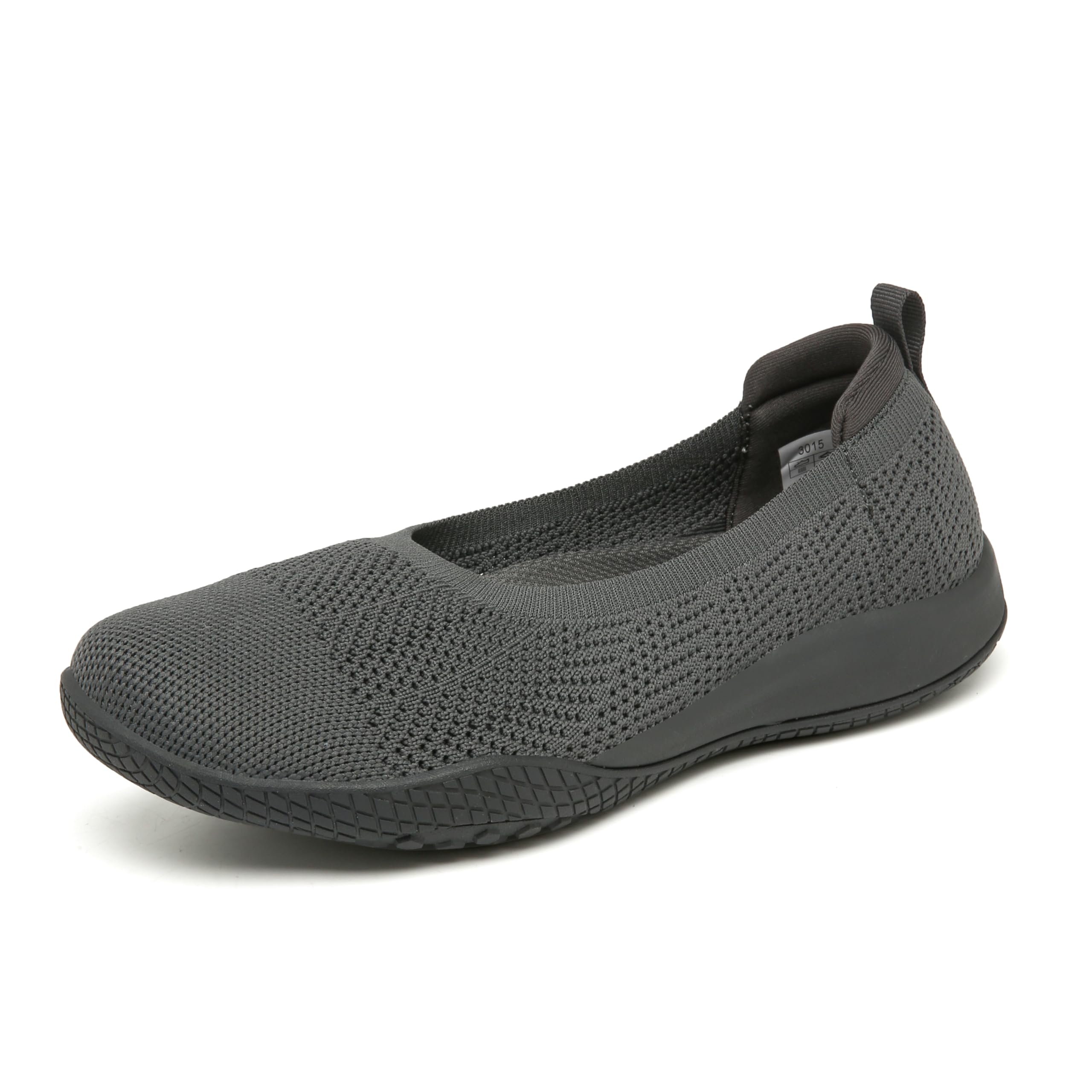 Lightweight Grey Slip On Trainers for Women - Breathable Mesh Go Walk Shoes - Size 5 UK-image-d2c4c587-ad1f-4323-85c4-1258dd0c9b77-44628