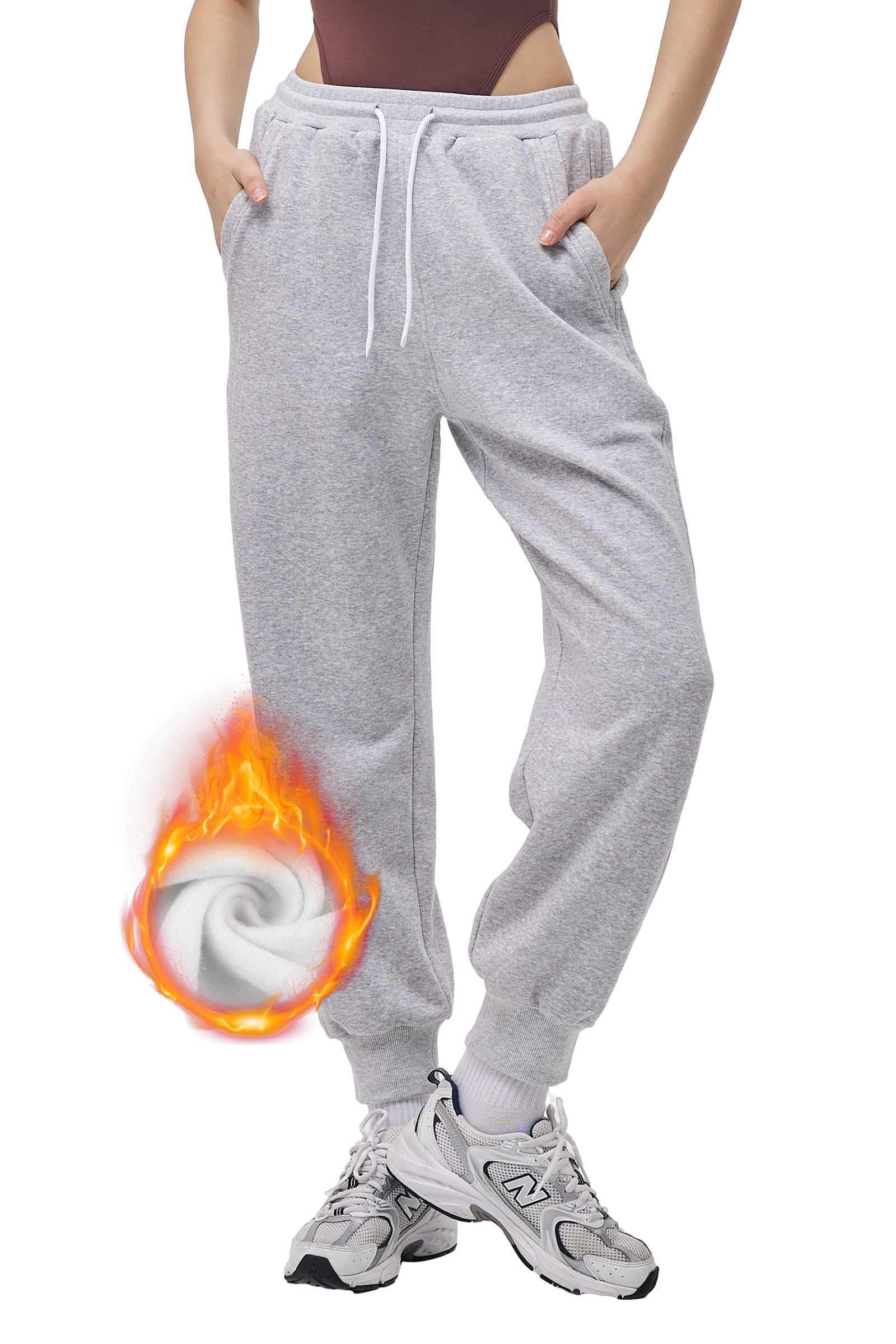 Women's Fleece Jogging Sweatpants - Grey M-image-74b55d7b-63e0-48c2-998e-17f8fb726eb0-115059