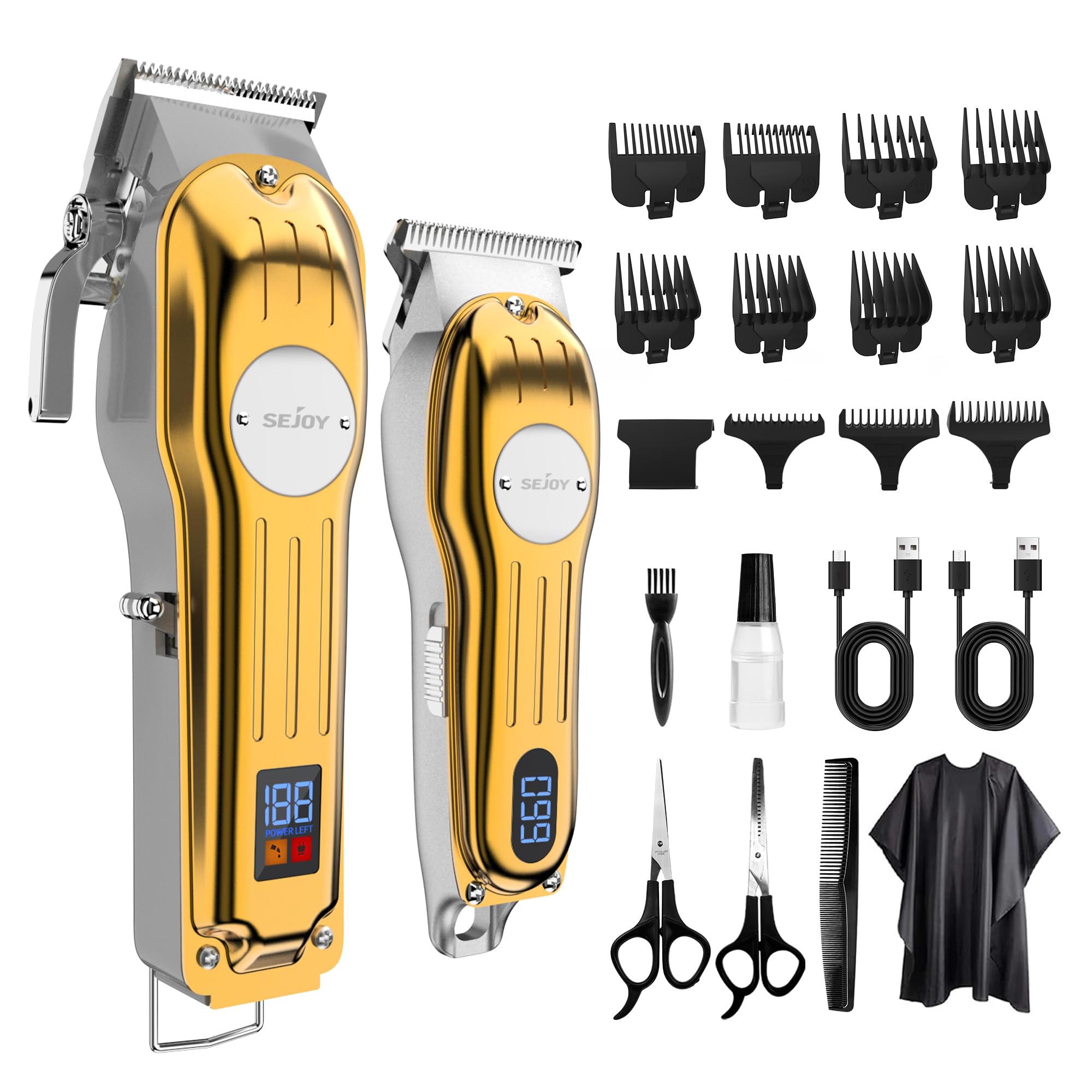 Men's Hair Clippers Cordless LCD - Golden MASTERPRO-image-2a95ce87-e631-421a-8cfb-f8c0ee3cc6b1-123547