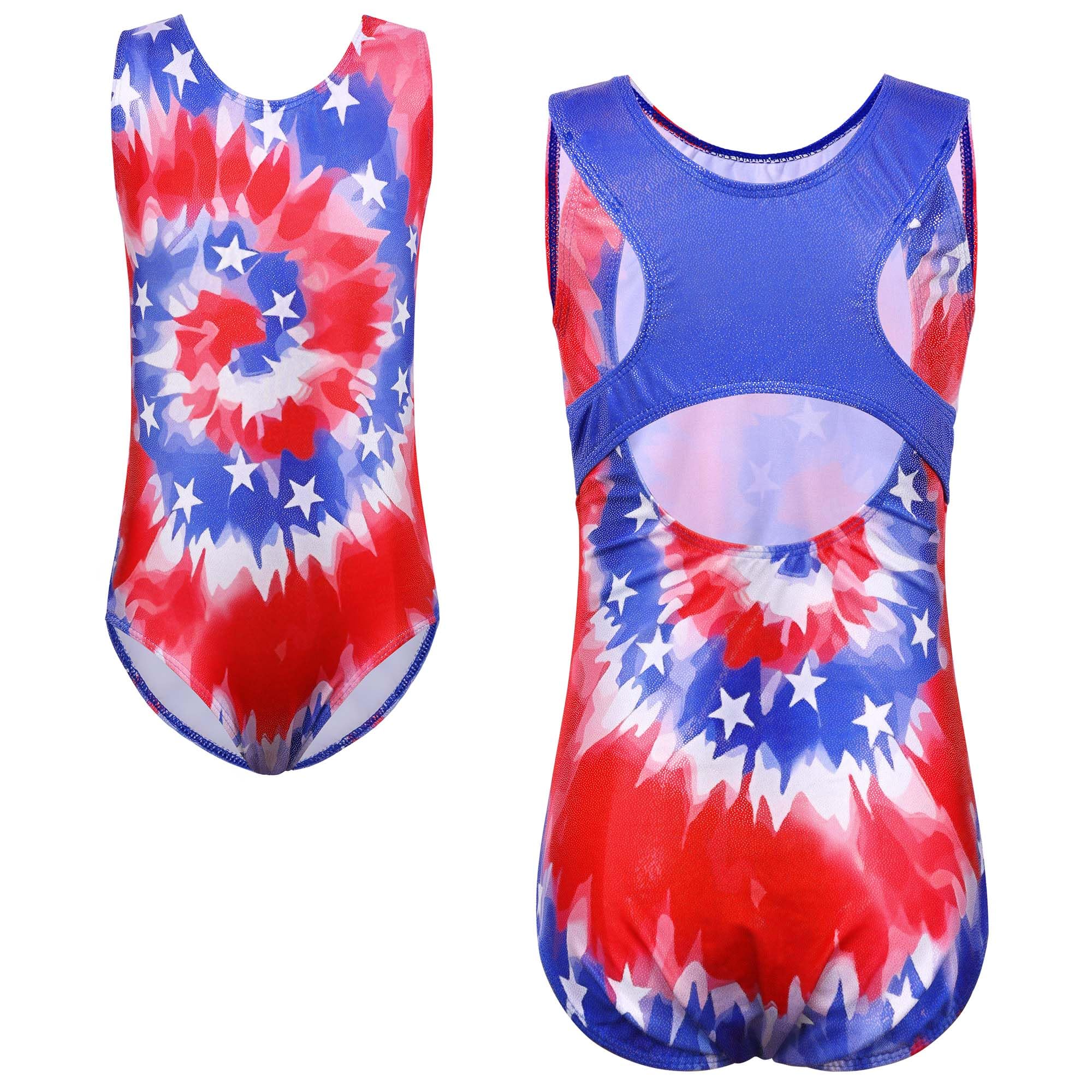 Gymnastics Leotards for Girls Sparkle Dancing XFGIRLS RedBlue 10A-image-97d23147-a7b4-42f8-a0e5-1e0c87ae0225-61166