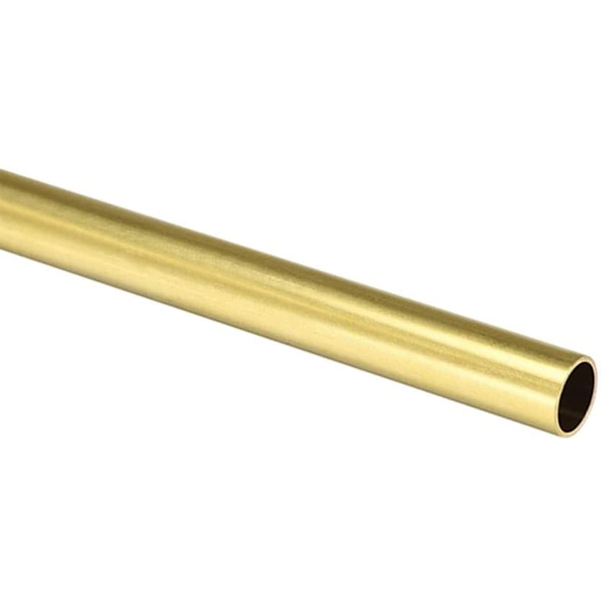 Brass Round Tube - 200mm 17mm OD 1.5mm Wall