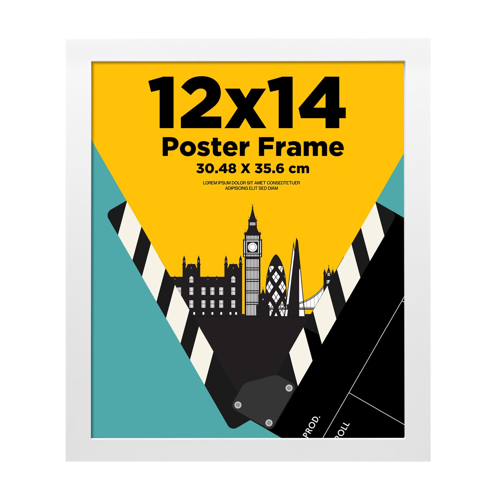 EGOFINE Picture Frames - Made of Solid Wood for Table Top 14x12 White-image-57d52ffc-64f9-4d4a-ad1d-00d028f7e4ec-59450