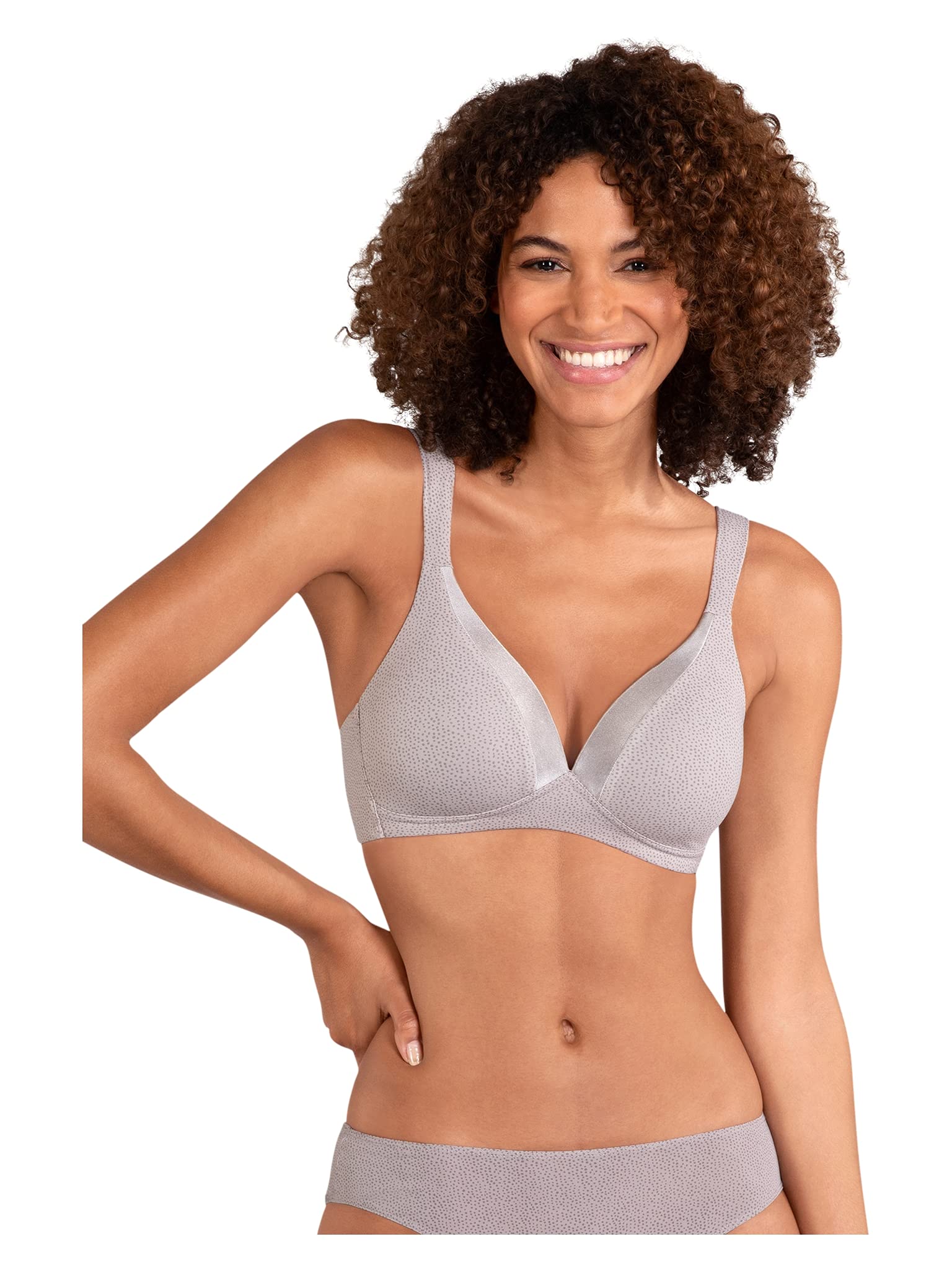 Women's Non-Wired Padded Bra - Taupe-Grey 42C-image-2eda042a-35f4-4759-8e72-34516c3ab269-94890
