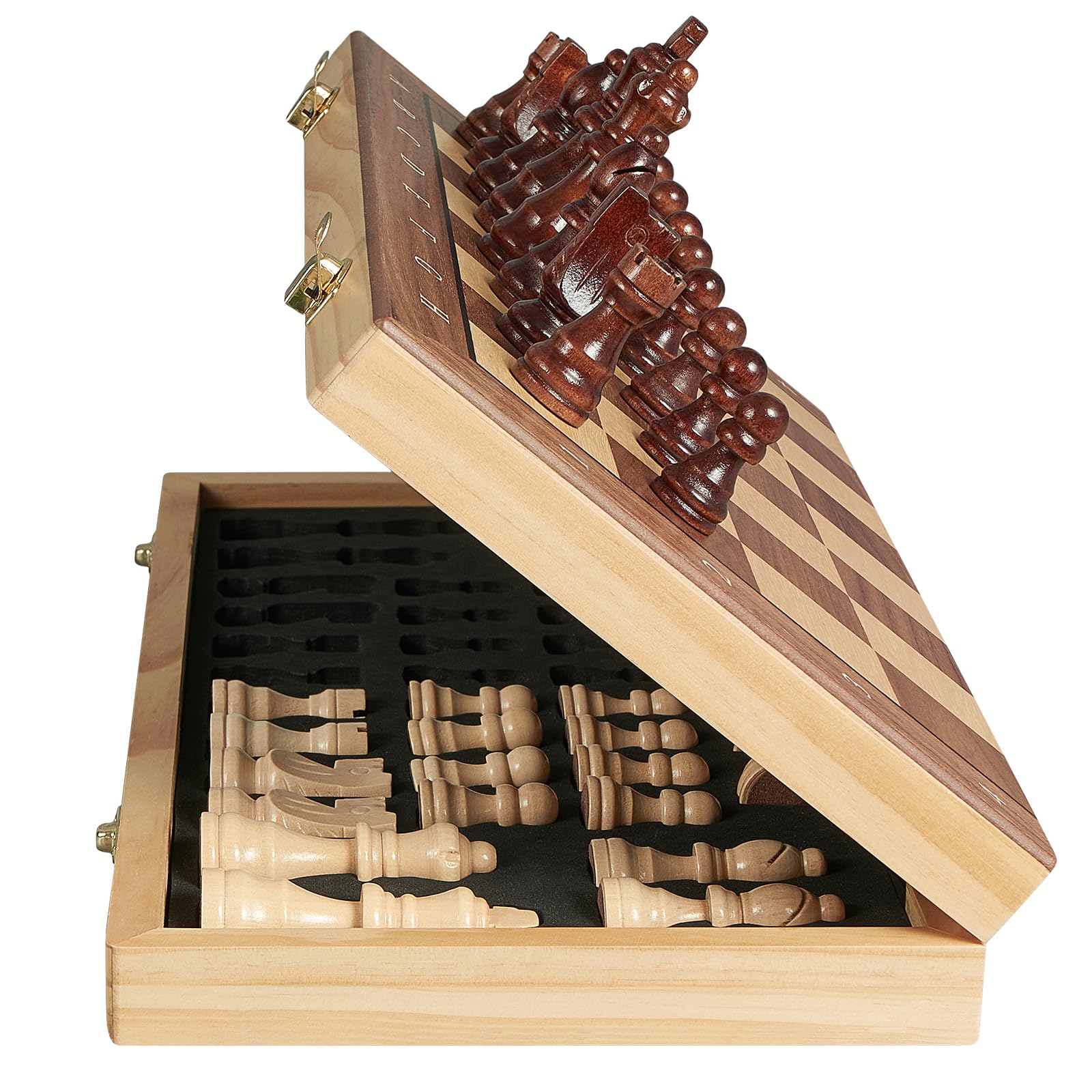 Magnetic Wooden Chess Set Foldable - Brown Chess-B-image-56a07c62-a7c0-47b5-96e9-c6587a7dd9e6-96055