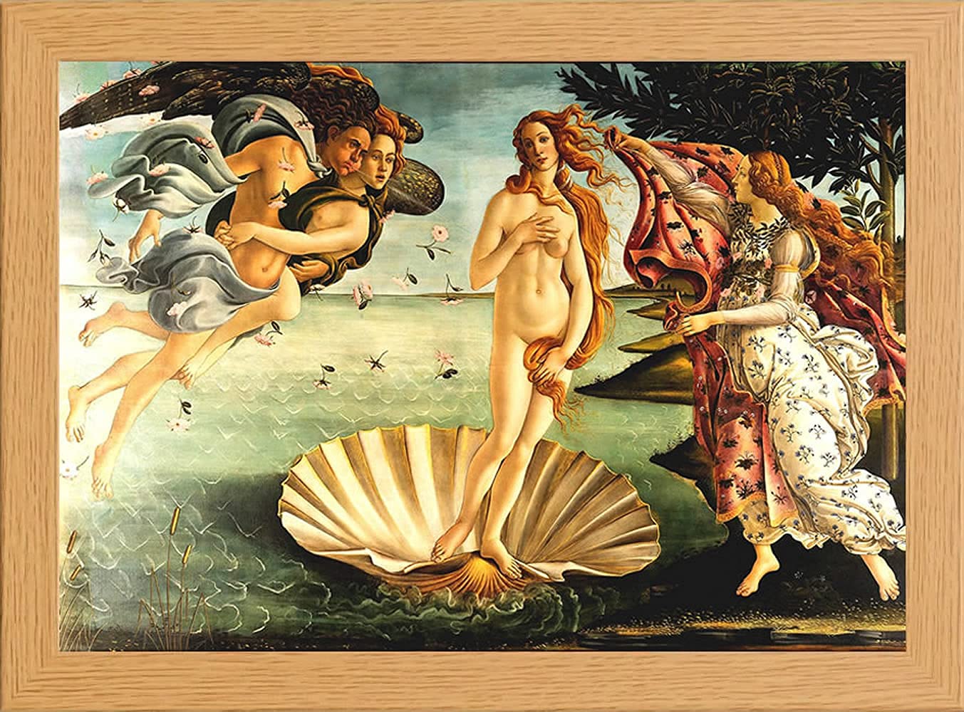 Framed Art Print Botticelli - Birth of Venus 35x26cm-image-0f9f4583-d0f4-4b20-bd1c-2e92f452f07e-113162