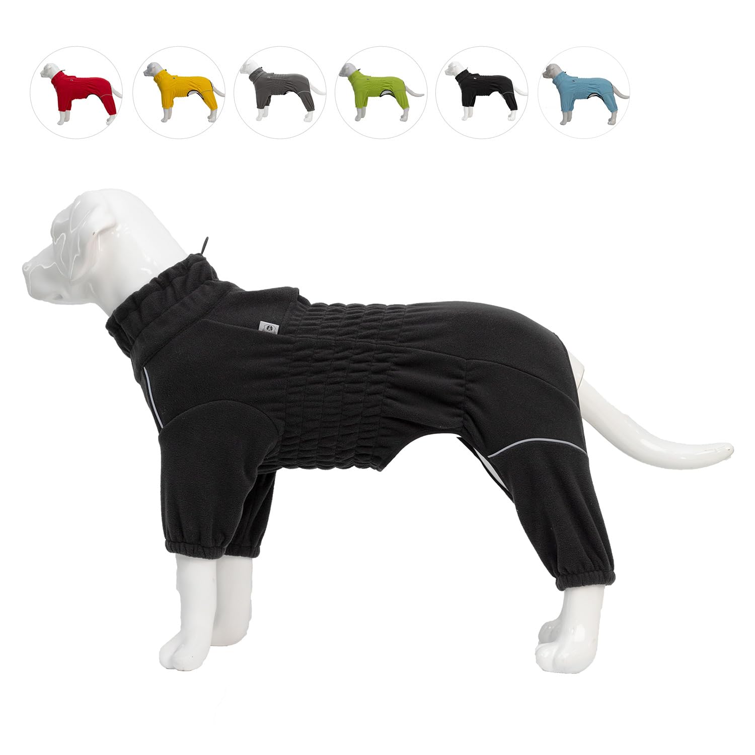 Warm Fleece Dog Coat - XXL Yellow-image-99f0a8fd-3ae1-4e3e-9ddd-9076d6c83e3e-90412