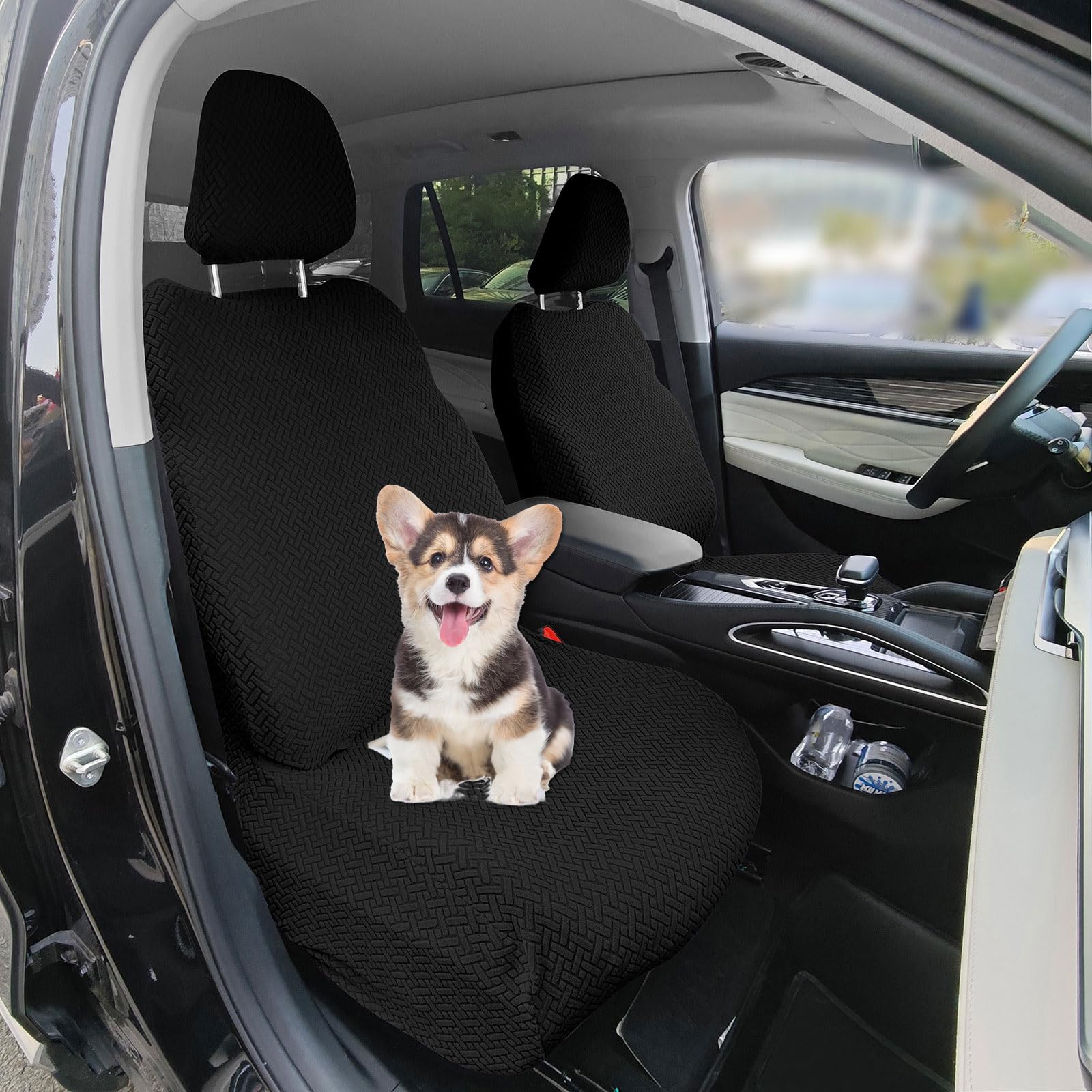 Car Seat Covers 2 Pack Breathable - Black-image-6743e5b4-6b73-4c7c-83f2-94aae7219093-107992