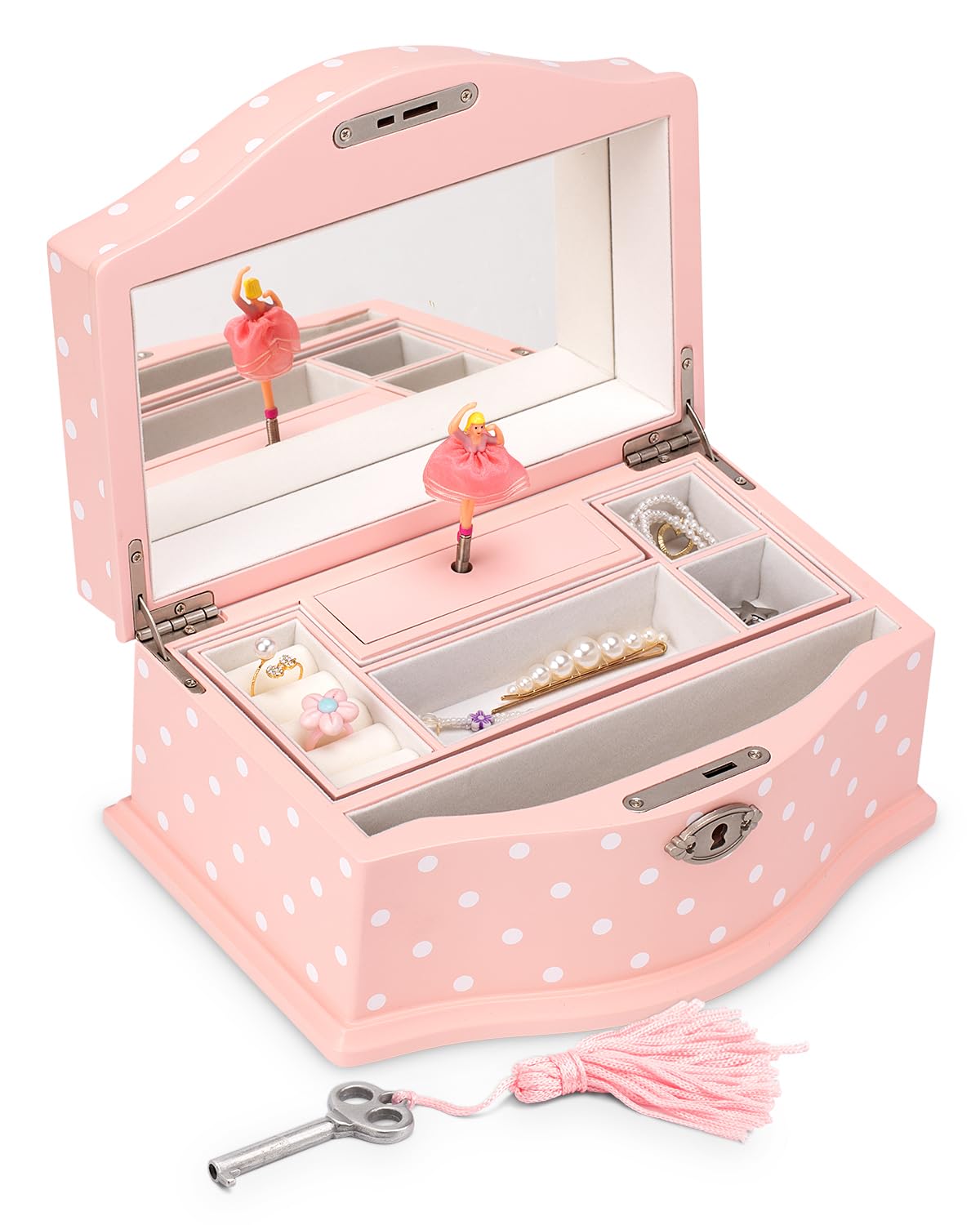 Ballerina Music Jewellery Box - Pink Large-image-78c2ab25-90a0-49cc-9da1-f54209ce8d39-112093