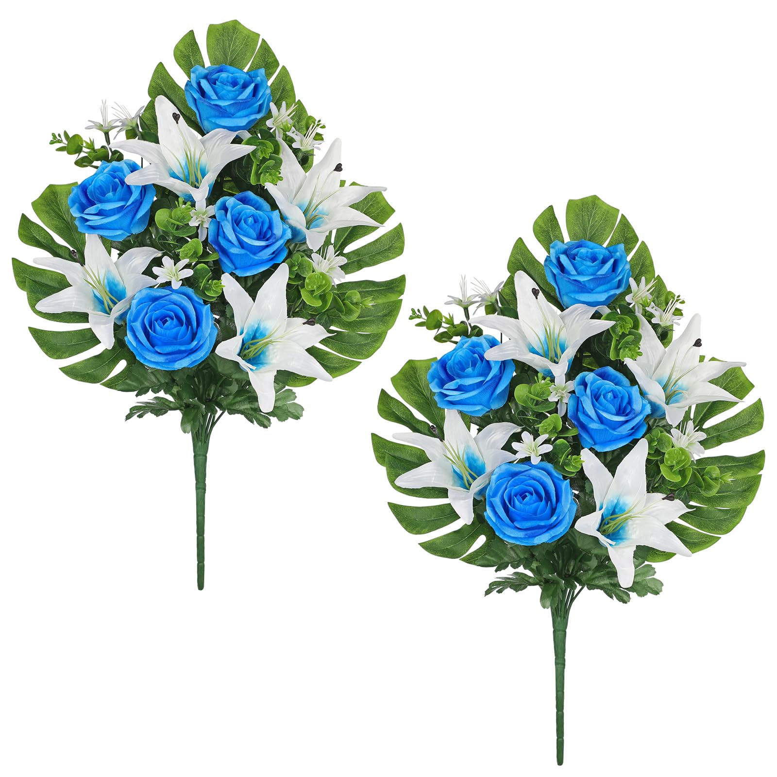 Artificial Grave Flowers - Blue 2pcs-image-46e2b9e5-84fb-43b7-9351-65e2bff50c7c-121911