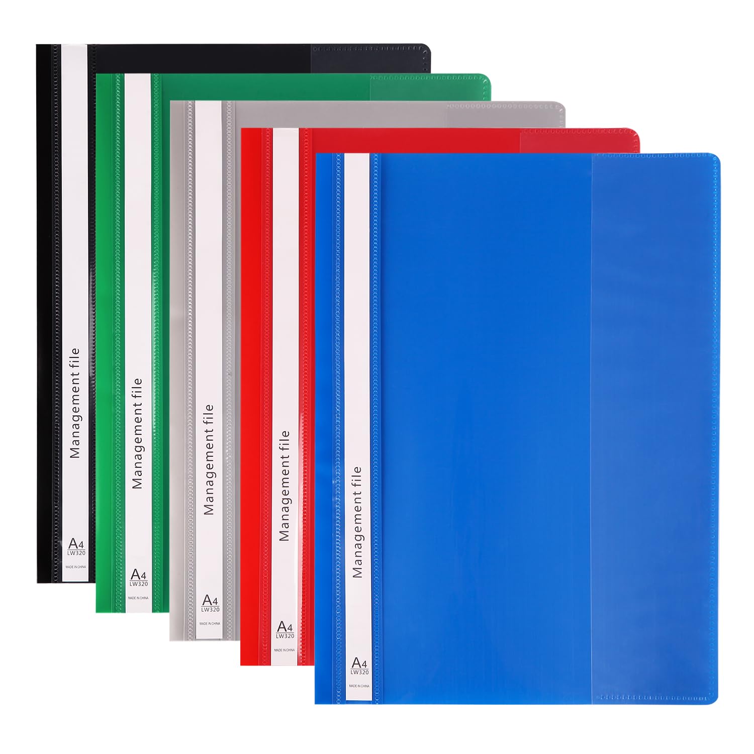 A4 Project Folders 30 Pack - Multicoloured LW320