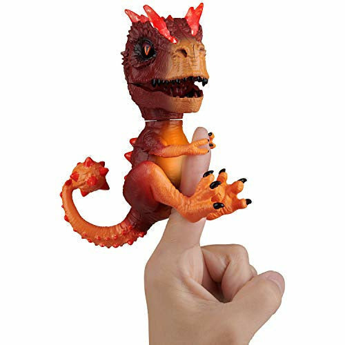 WowWee Fingerlings Untamed T-Rex Iron Jaw - Dinosauro Interattivo Blu