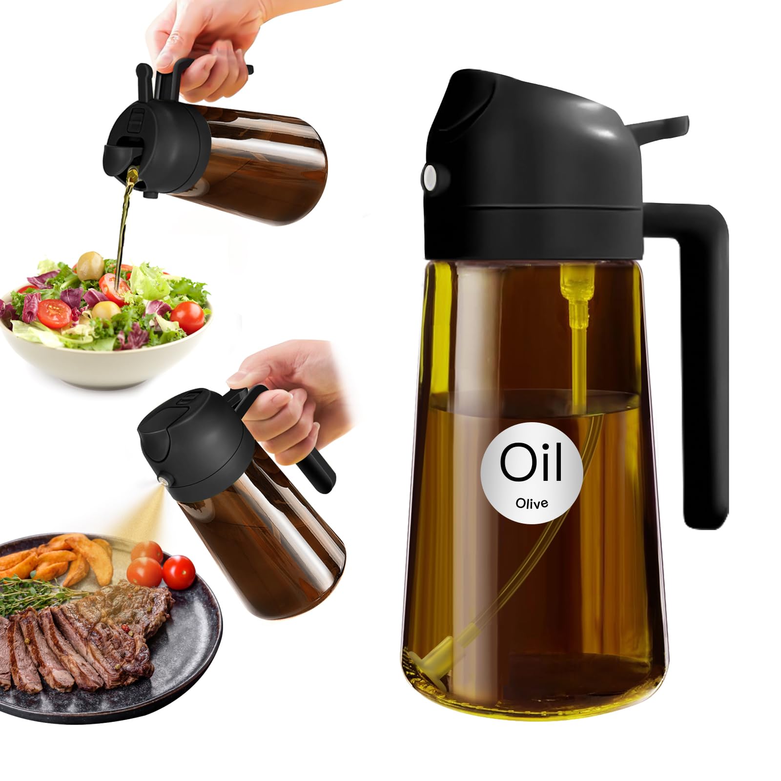 16oz Dark Oil Sprayer for Cooking - Amber Glass Olive Dispenser-image-14118bf4-541f-42a9-8ddb-a54e29b504e2-59533