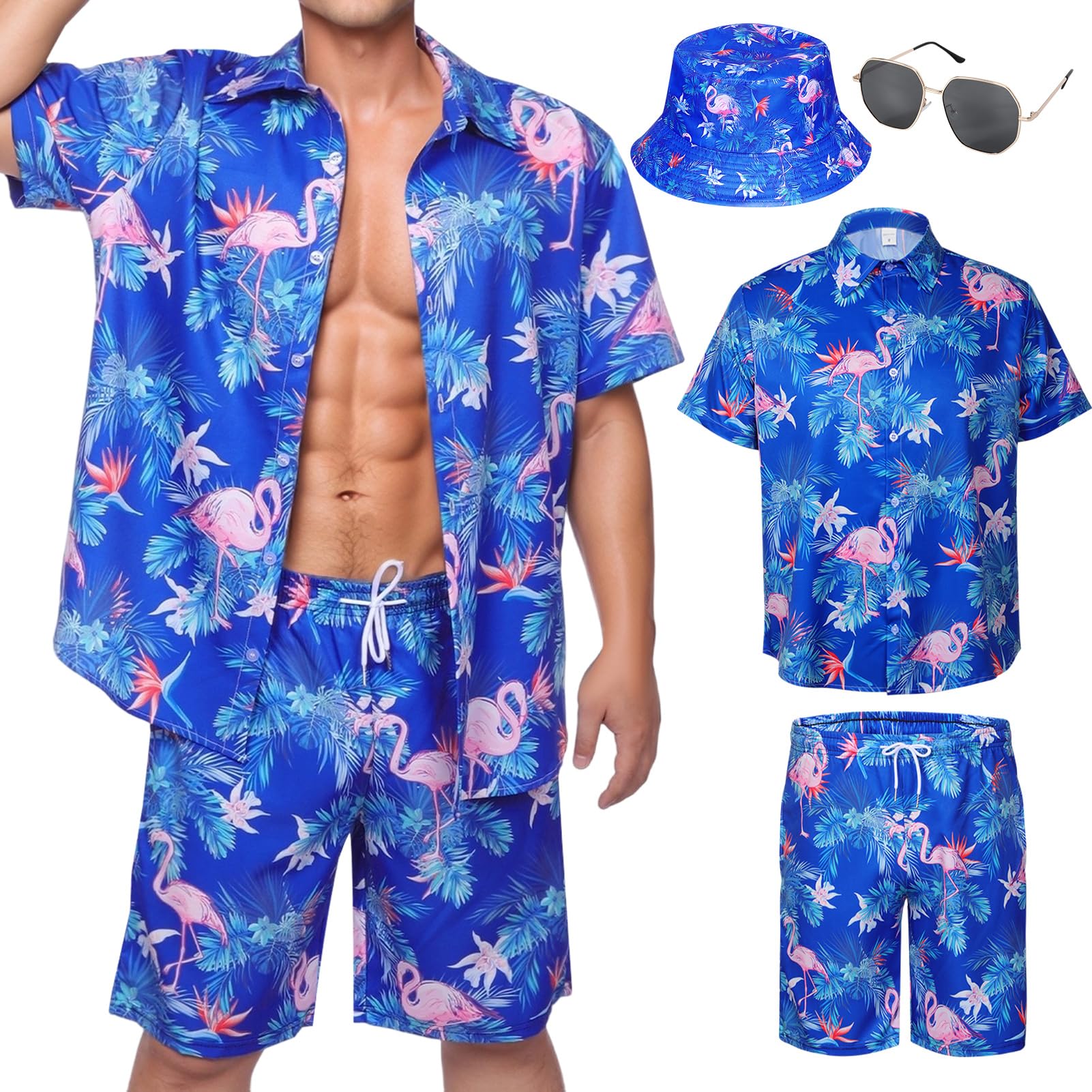 Men's Hawaiian Shirt & Shorts Set - Style8 XL-image-9fd98eee-d5fd-48f3-bf0f-74646abf50ed-104303