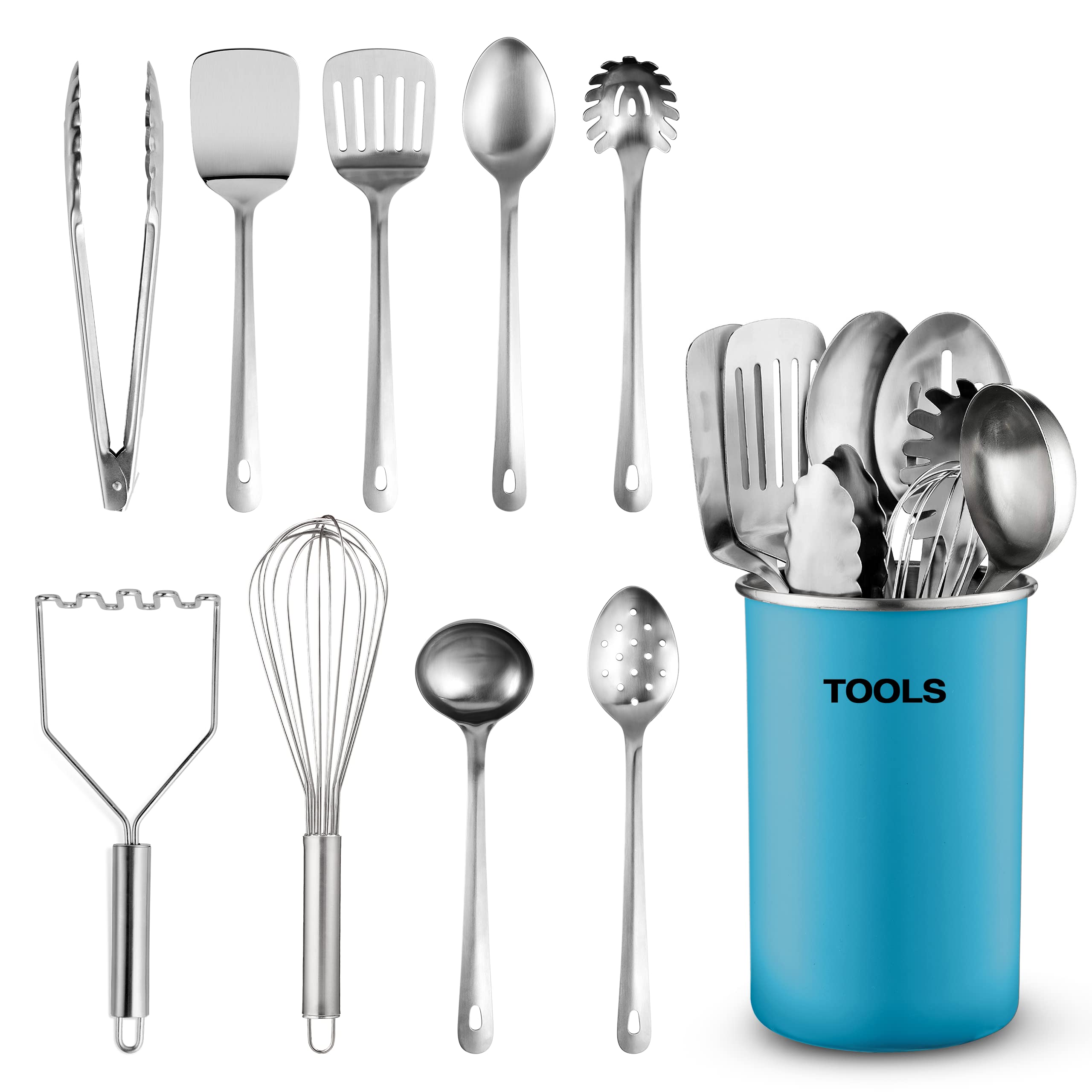 10-Piece Stainless Steel Kitchen Utensil Set
