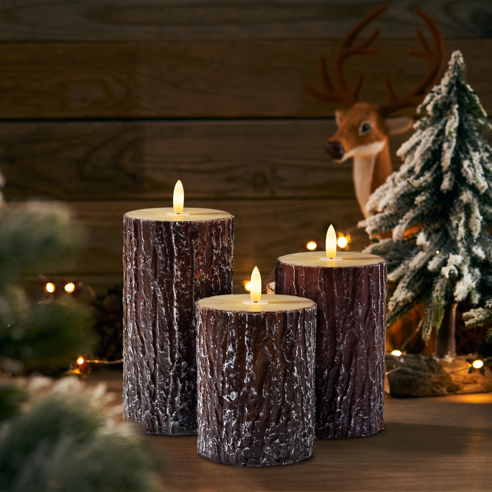 Flameless LED Candles with Remote & Timer, Real Wax Flickering Pillars, 3 Pack for Home & Christmas Décor-image-18c02da6-0a87-4f47-98e5-bbeeda912660-45079