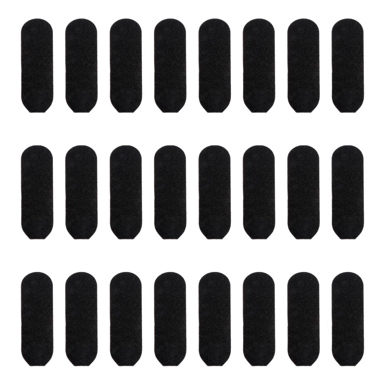 Foot File Sandpaper Pads 60-Pack - Black As Shown-image-9cca459f-aae6-4648-b36b-d17a8b4afaa4-105977