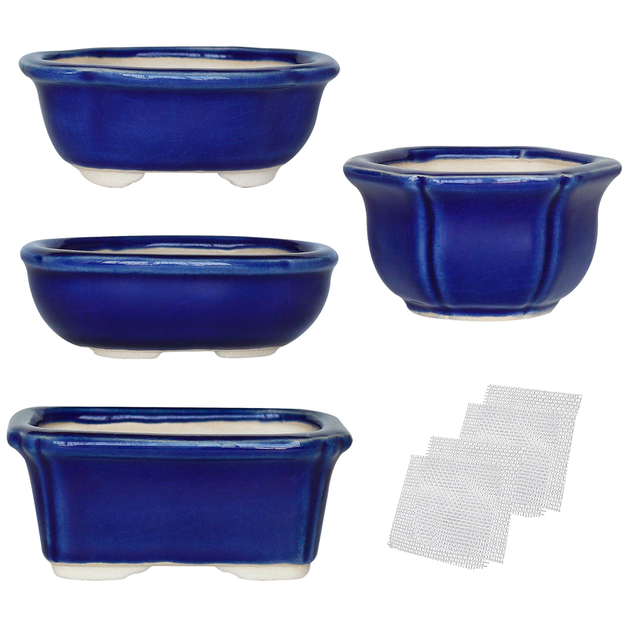 Mini Glazed Bonsai Pots Set of 4 - Blue-image-8e9f847b-f17f-49fd-8c7a-3d844b11ac24-112772