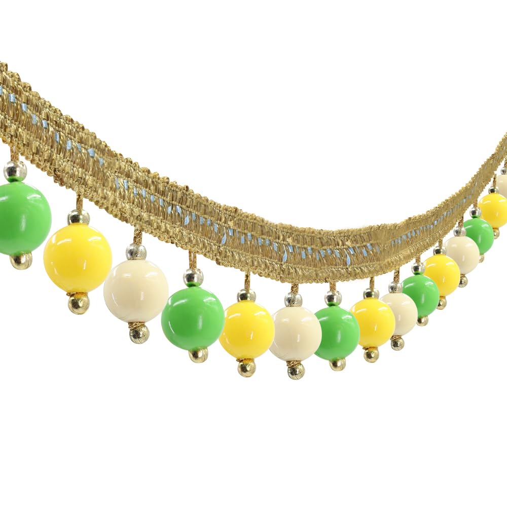 Braided Candy Beading Tassel Fringe Trimming Lace 5yards (Green)-image-cc01d566-e35d-42e1-b341-3f82294b75b7-58065