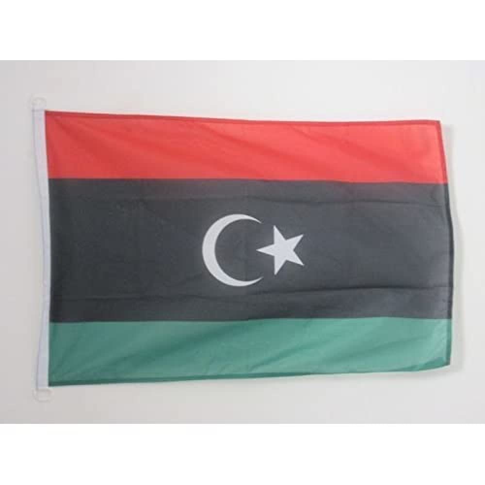 Libya Nautical Flag 18x12in - Durable Outdoor Banner with Vivid Colours & Plastic Rings-image-ee428bc7-323e-49c6-b62d-b81f10d2b49c-56742