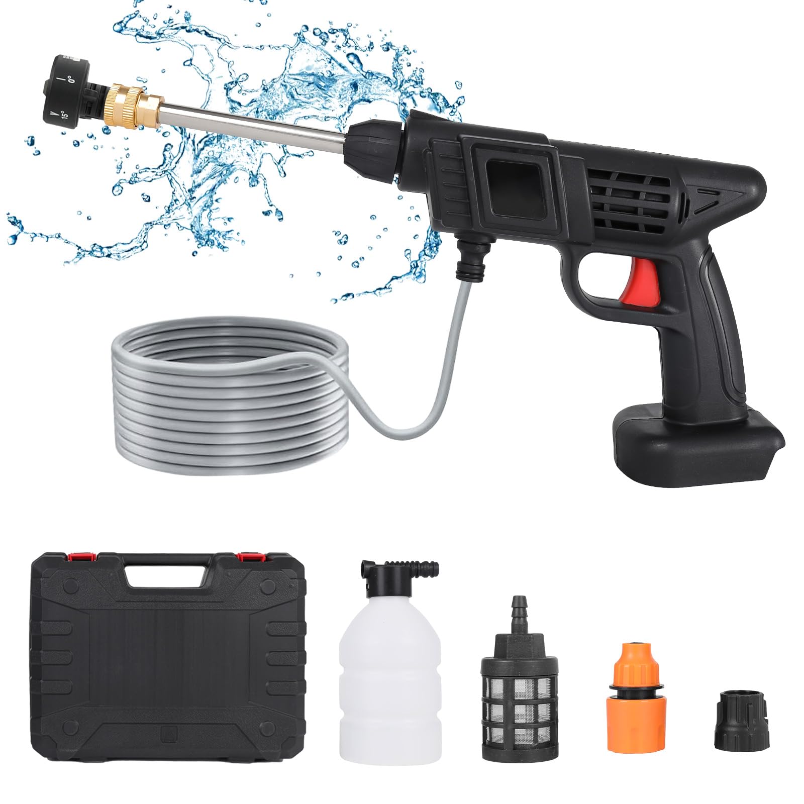Cordless Pressure Washer 6-in-1 Nozzle - Black-image-d0761a8c-cd81-424a-a661-f58faca8589b-105738