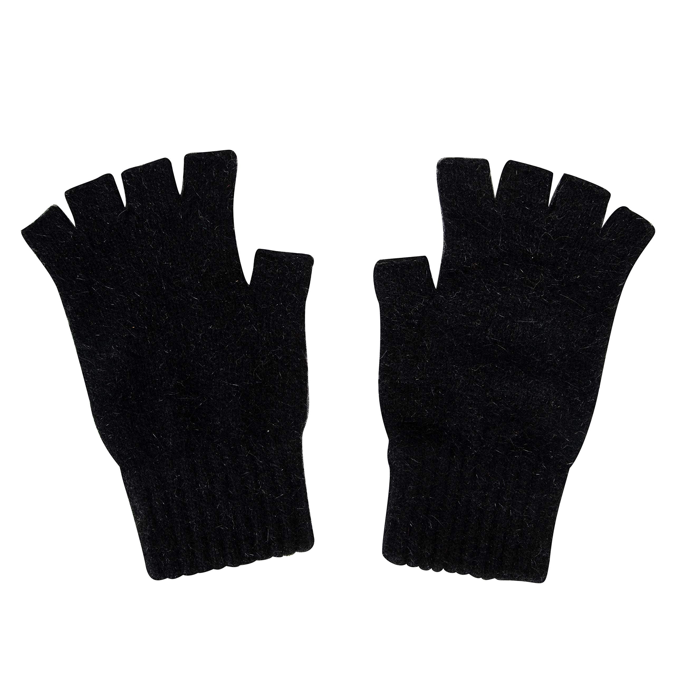 Merino Wool Fingerless Gloves - Black S-image-4f480440-3c14-4919-87ca-275bdc697ce4-109886