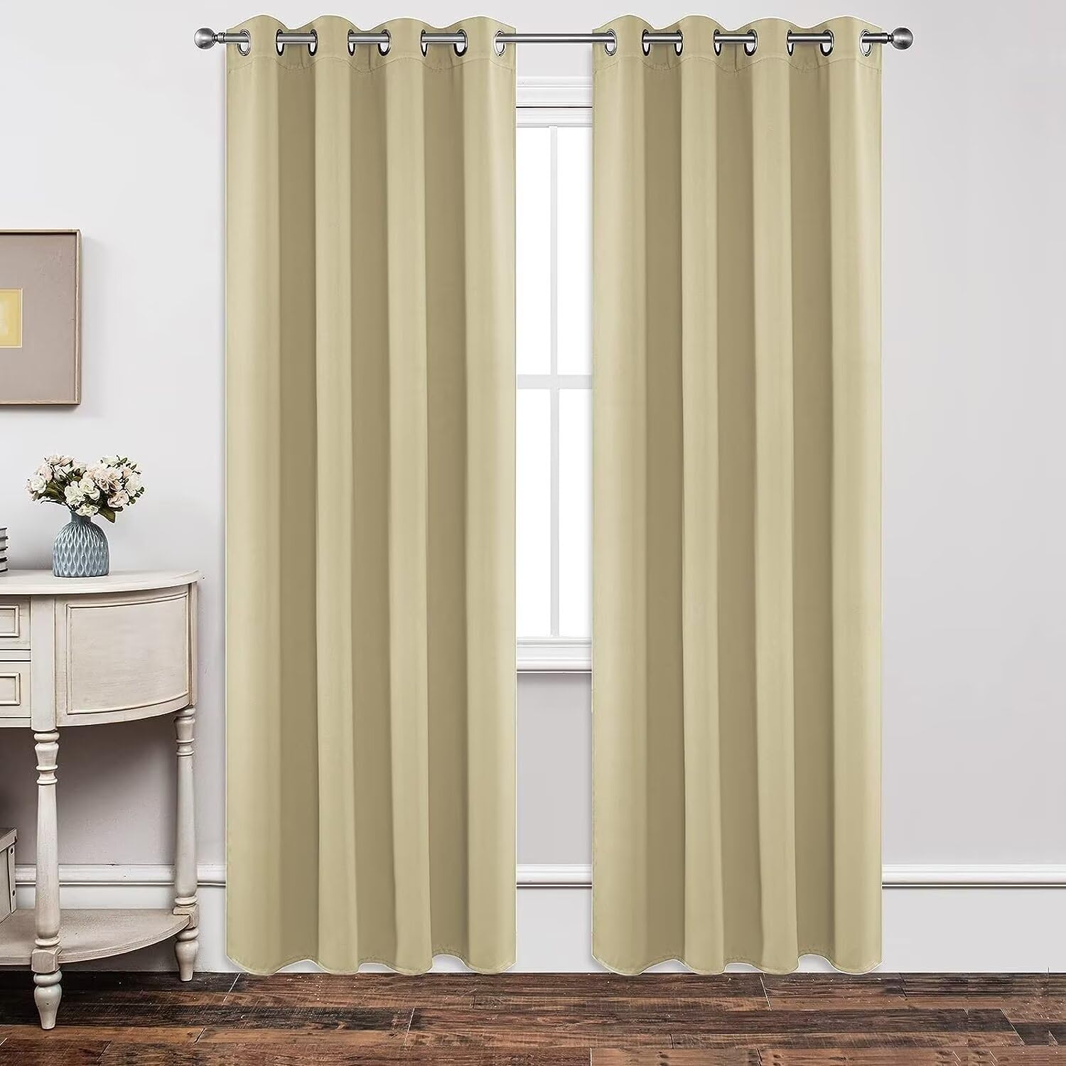 Blackout Curtains - 42x63in Beige-image-8946cf0a-b482-4856-ab6d-16610cfc56be-92082