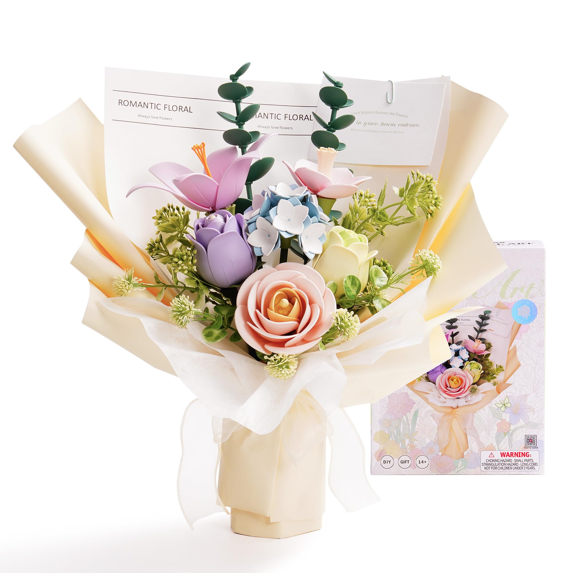3D Wooden Flower Puzzle Kit - Spring Time AF01J 165 Pieces-image-a2635ae5-2f5a-42ad-b86f-46f94036283c-2336